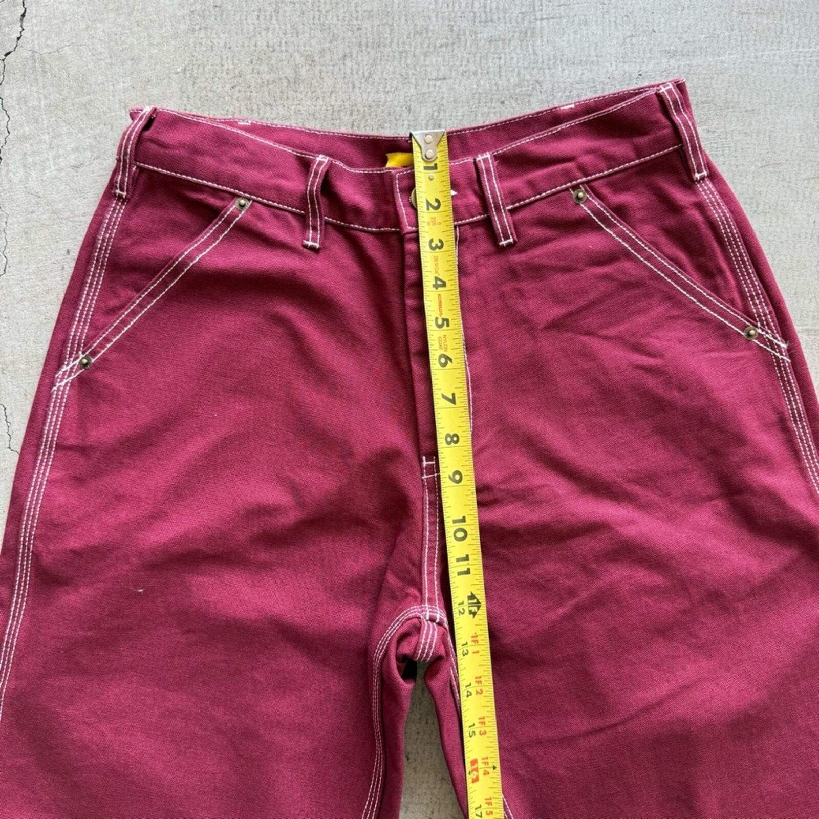 Golf Wang Golf Wang / Canvas Work Pants / Burgundy Size US 30 / EU 46 - 10 Thumbnail