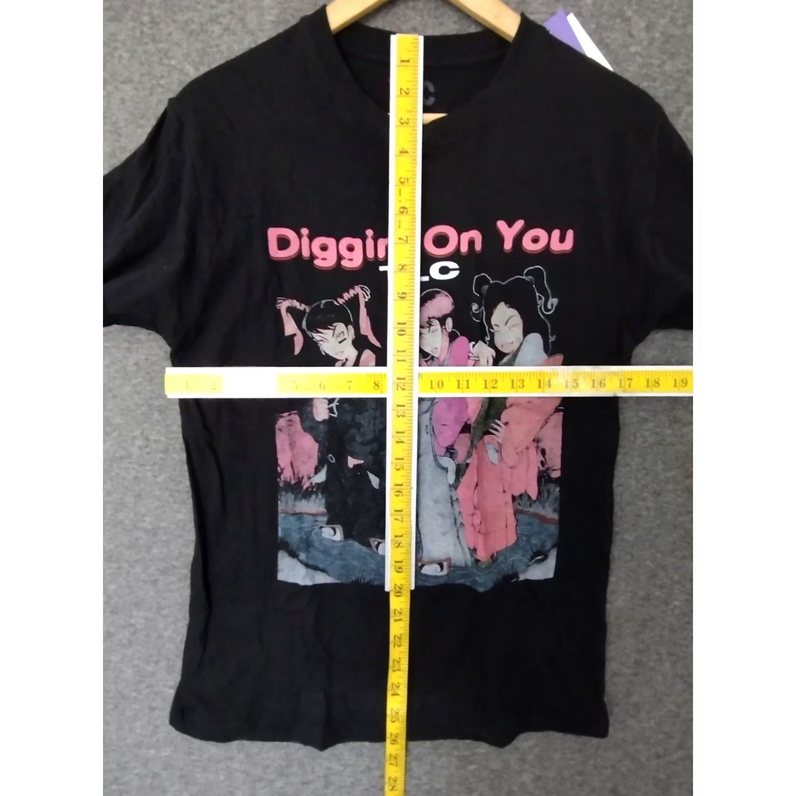 Vintage TLC Diggin On You Women's Short Sleeve Graphic T-Shirt Black M Size M / US 6-8 / IT 42-44 - 4 Thumbnail