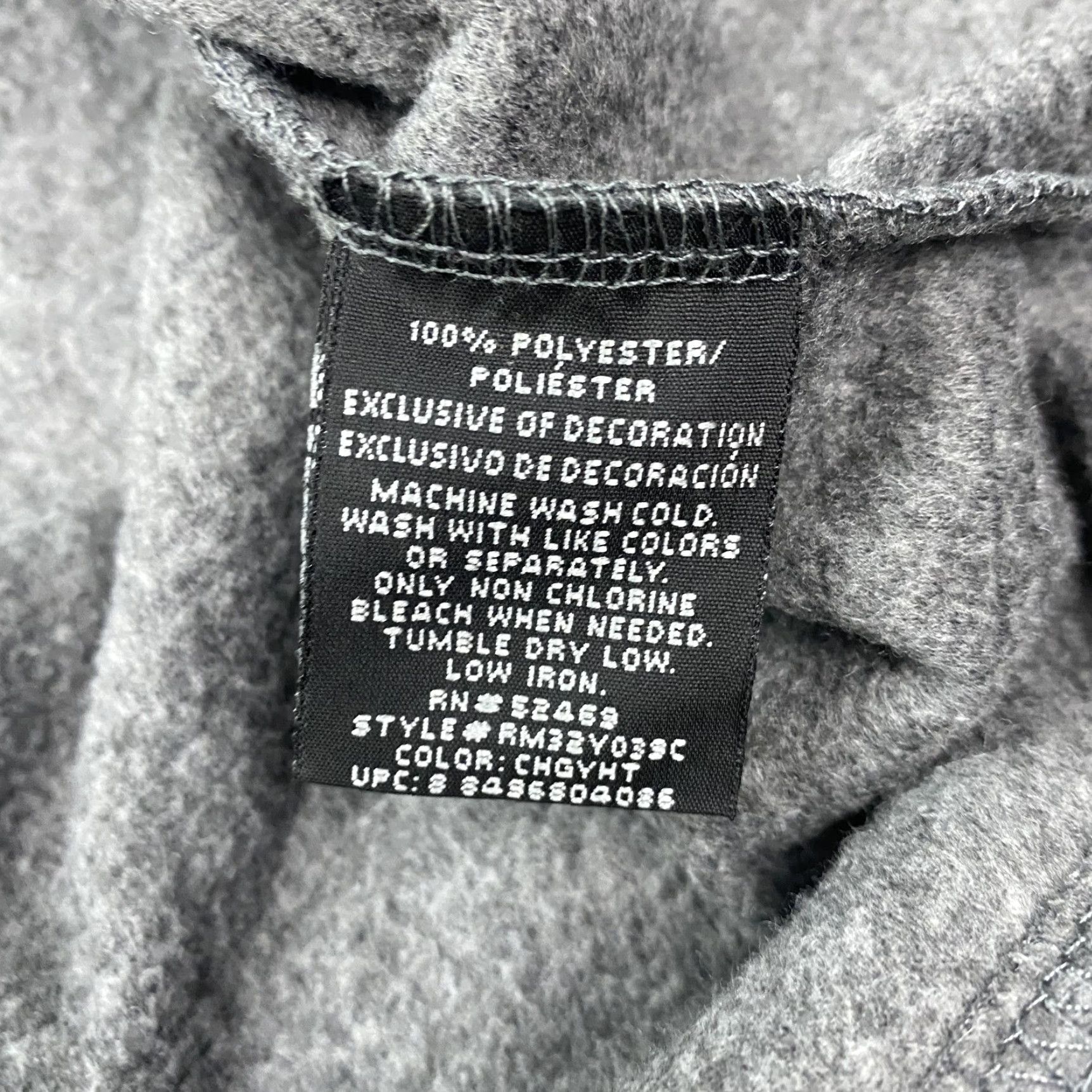 Starter Starter Sweatshirt Mens Large Gray Quarter Zip Fleece Pullover Size US L / EU 52-54 / 3 - 5 Thumbnail