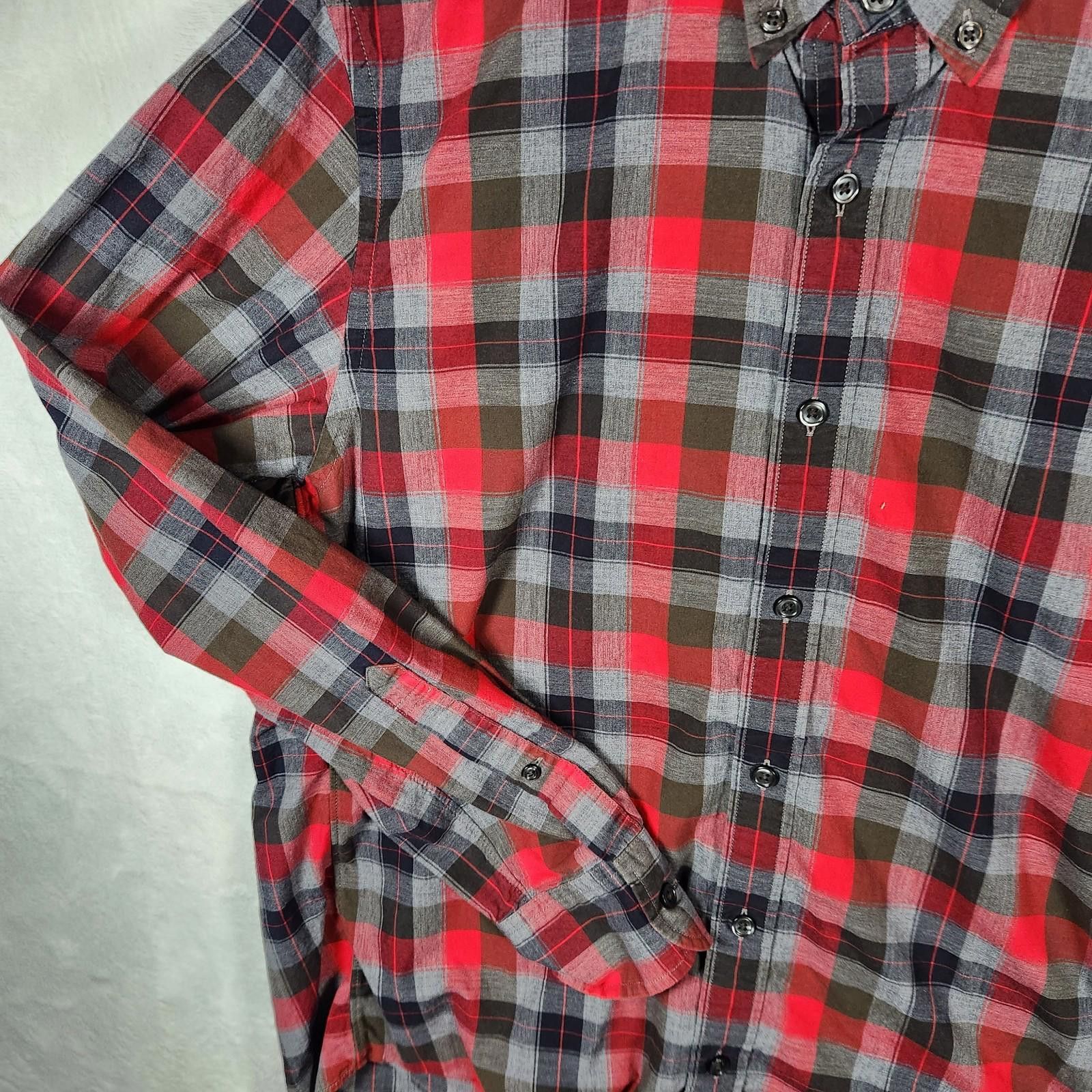 J.Crew J Crew Long Sleeve Button Down Plaid Shirt Size Medium Size US M / EU 48-50 / 2 - 2 Thumbnail
