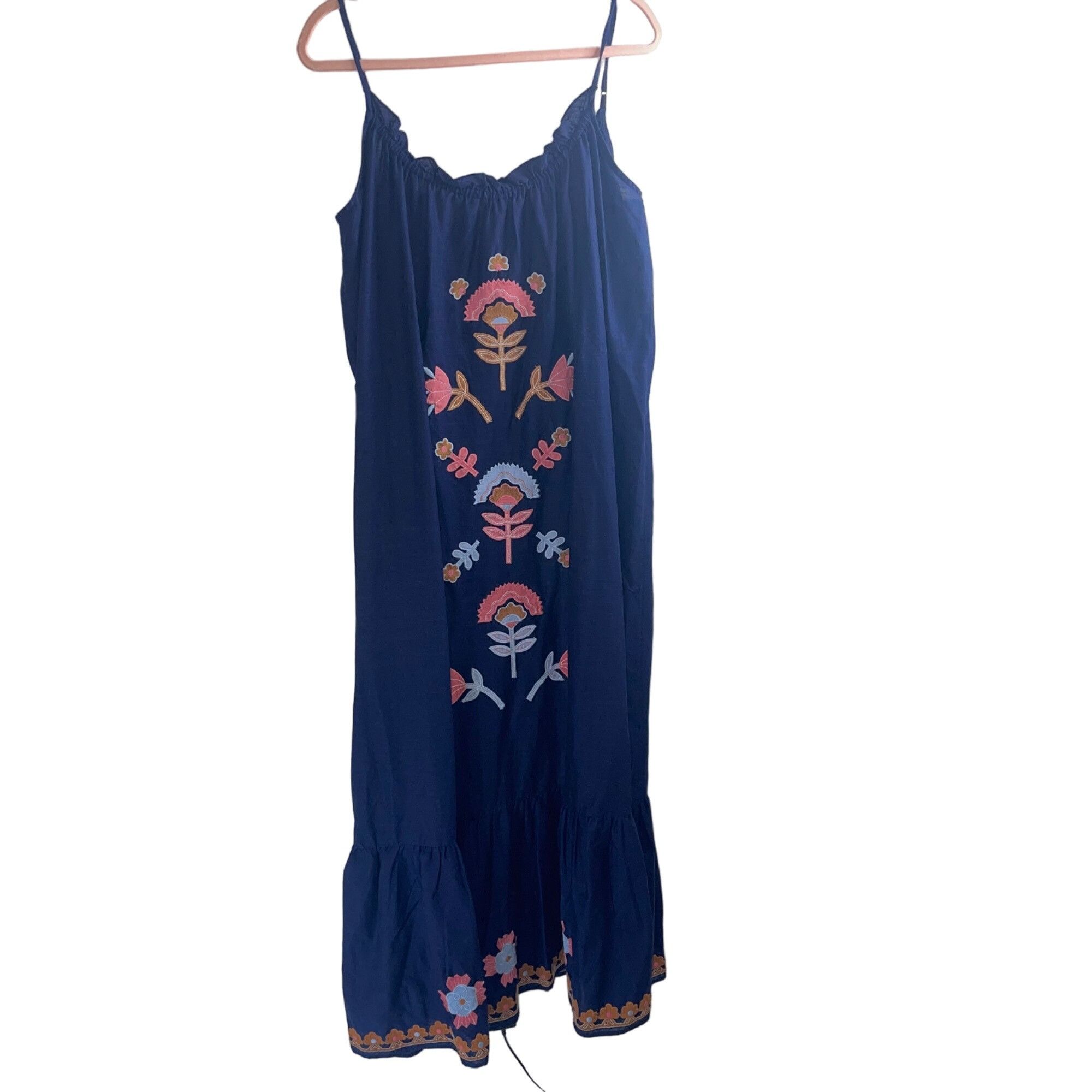 Other Anthropologie Womens Dress Size Large Blue Malika Size L / US 10 / IT 46 - 1 Thumbnail