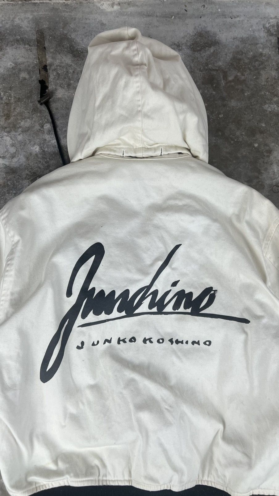 Mr. Junko Junlo Koshino Rare Design Bomber Jacket With Hooded Size US XL / EU 56 / 4 - 5 Thumbnail