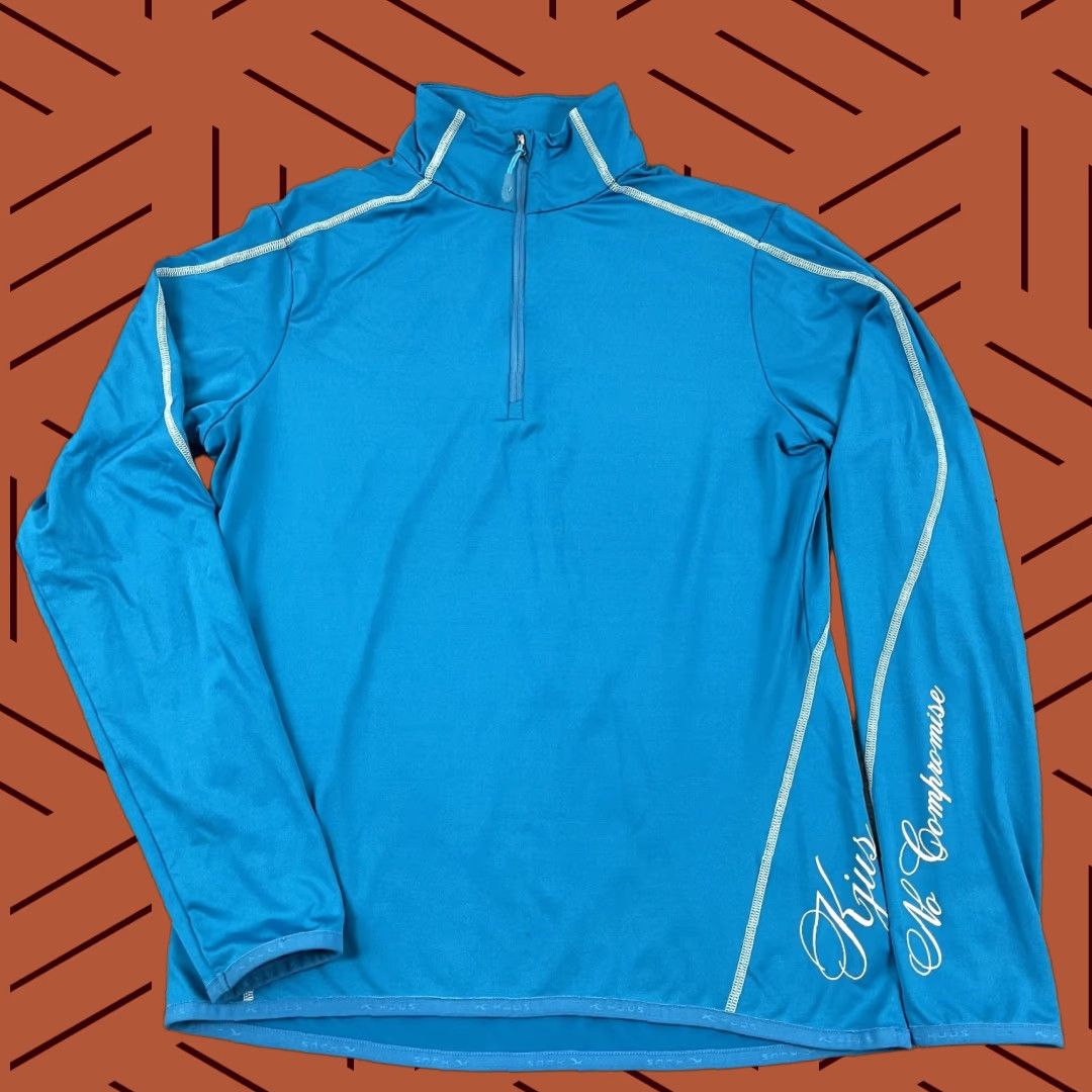 KJUS KJUS Jacket Womens XL Blue Pullover - Regular Fit, Golf, Performance, All Seasons, 3/4 Zip, Breathable, Easy Care Size XL / US 12-14 / IT 48-50 - 1 Thumbnail