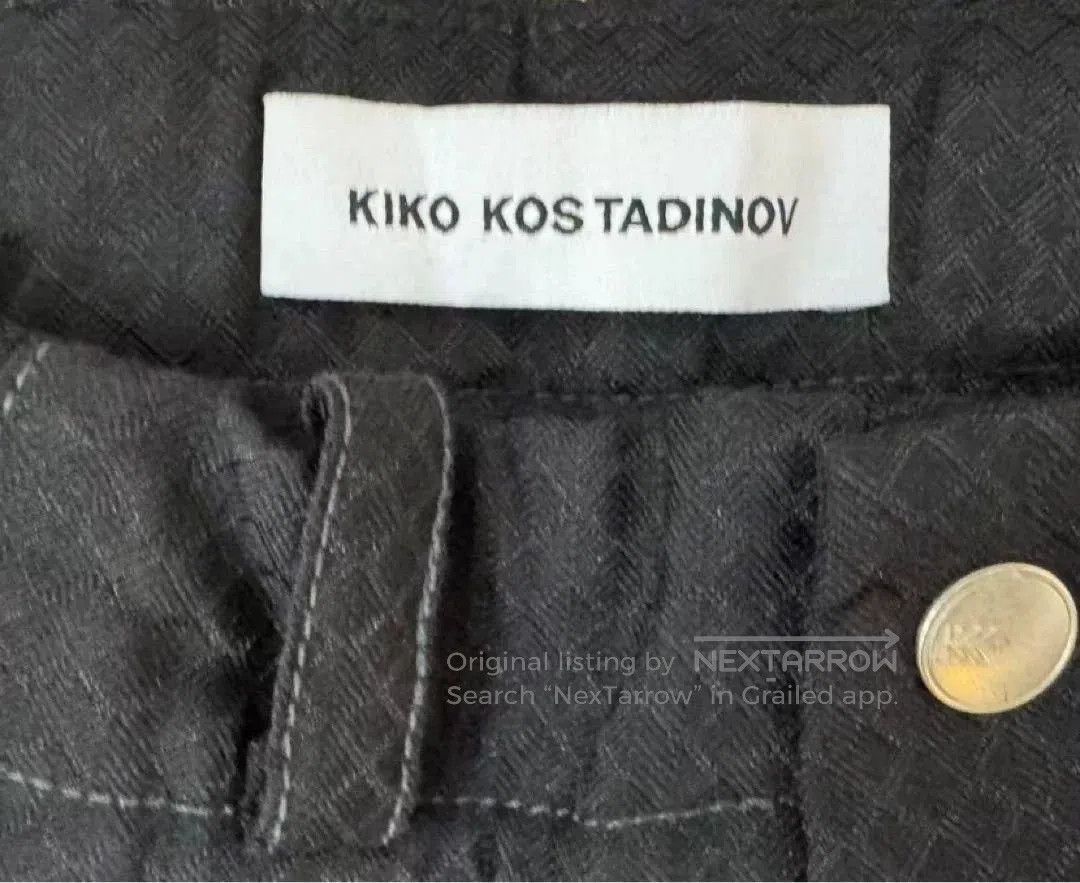 Kiko Kostadinov Kiko Kostadinov Black Pants Size 48. Size US 38 / EU 54 - 2 Thumbnail