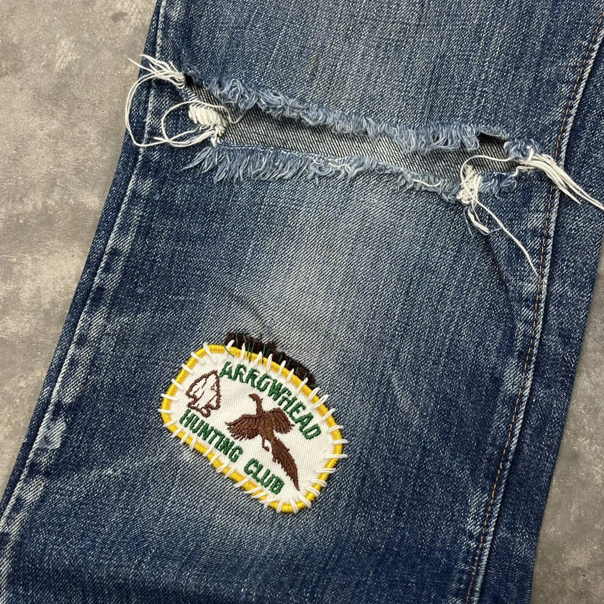 Levi's Vintage Levi’s 517 Big E Jeans Bootcut Flare Faded 60s Size US 30 / EU 46 - 9 Thumbnail