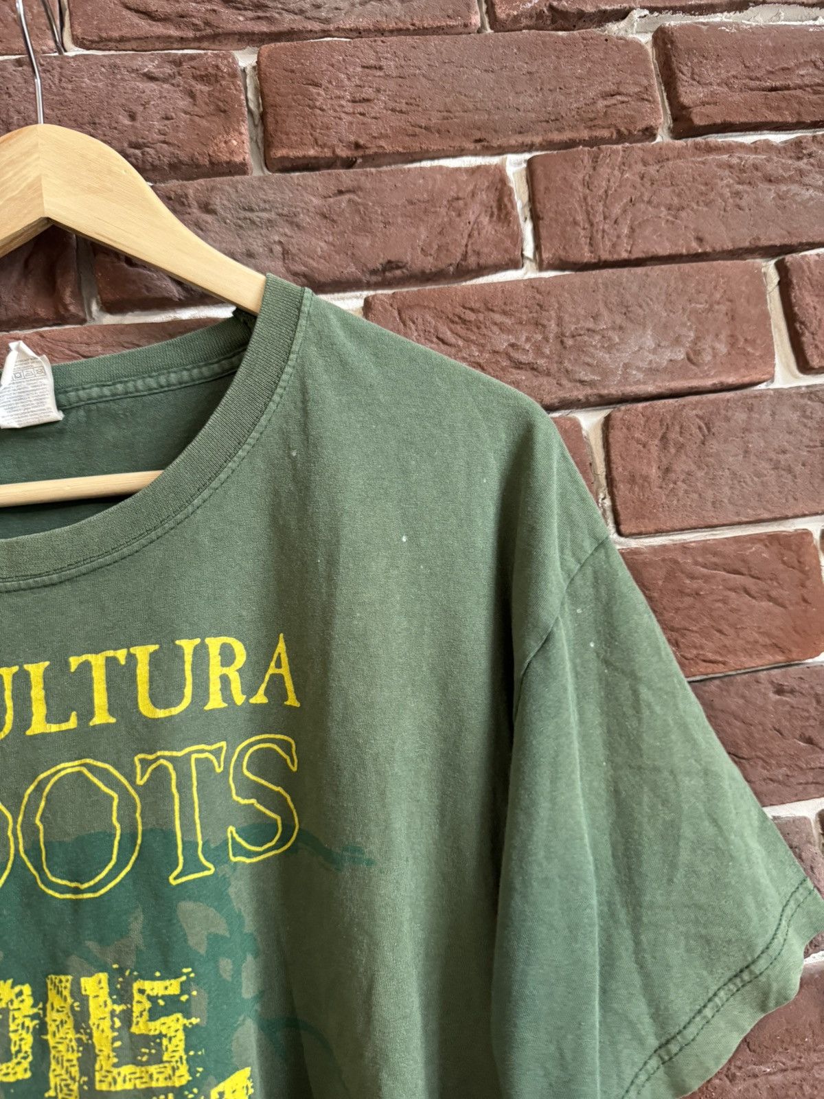 Band Tees Rare Sepultura Roots 30 years Metal Band Tee Grail XL green Size US XL / EU 56 / 4 - 4 Thumbnail