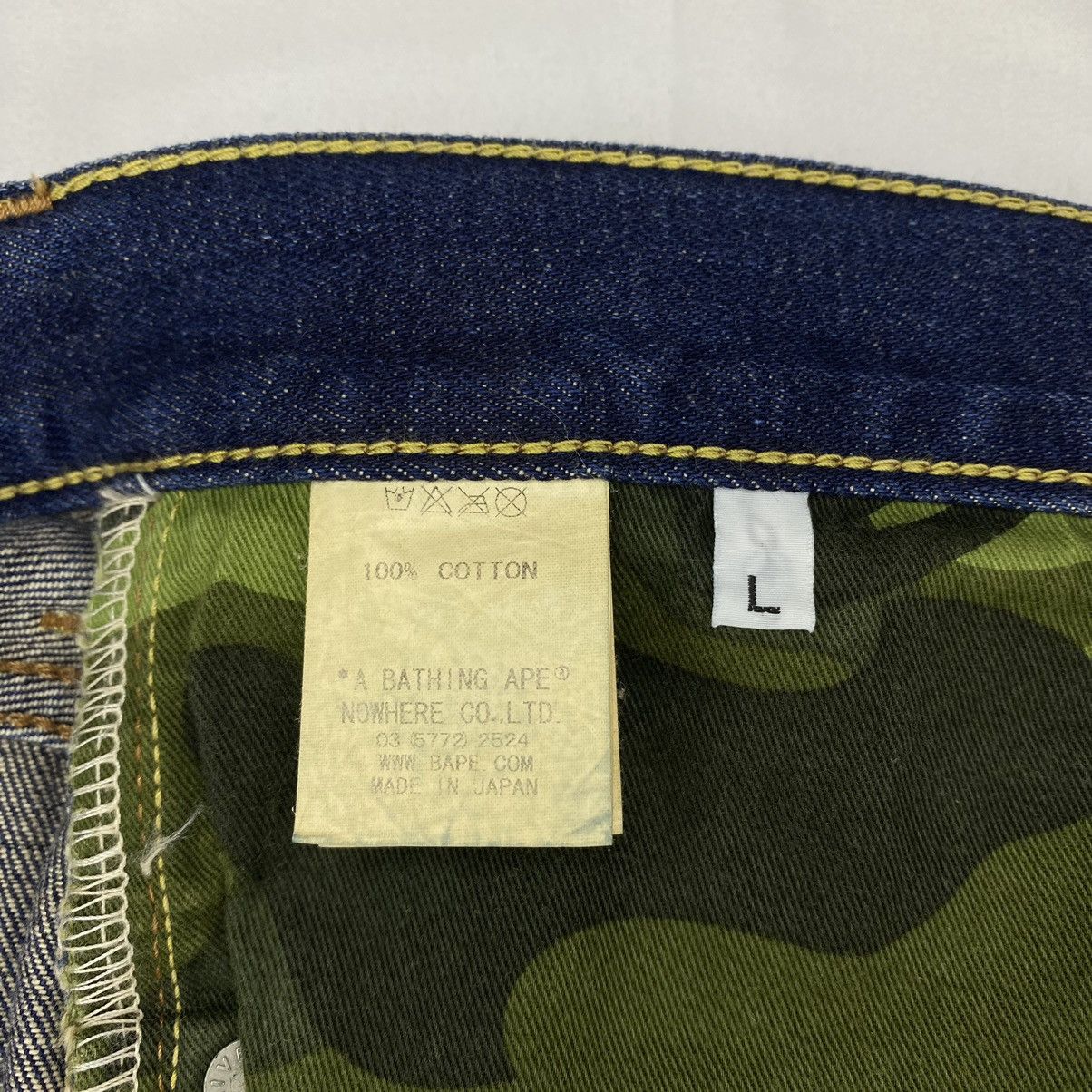 Bape Bape Denim Shorts Size US 37 - 7 Thumbnail