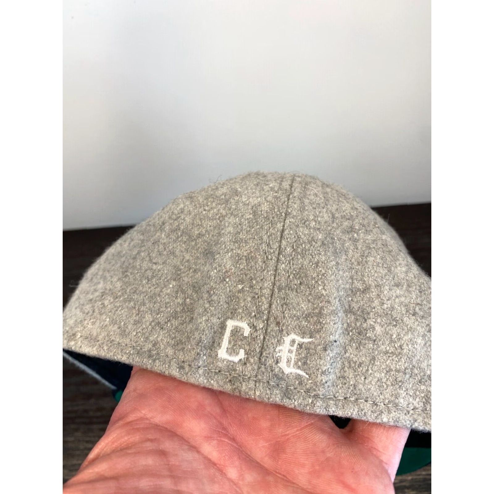 New Era Vintage Crooks Castles Baseball Cap Mens 7 1/4 Wool Blend Gray Casual Punk Retro 2010s Size ONE SIZE - 5 Thumbnail