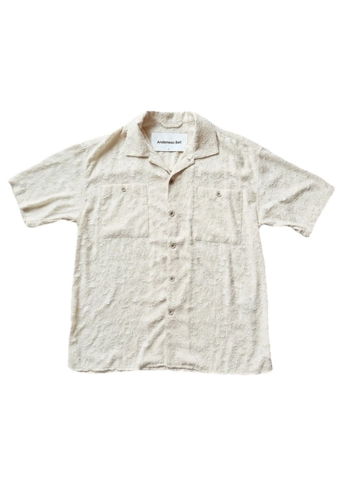 Andersson Bell Andersson Bell Off-White Bali Shirt Size US L / EU 52-54 / 3 - 1 Thumbnail