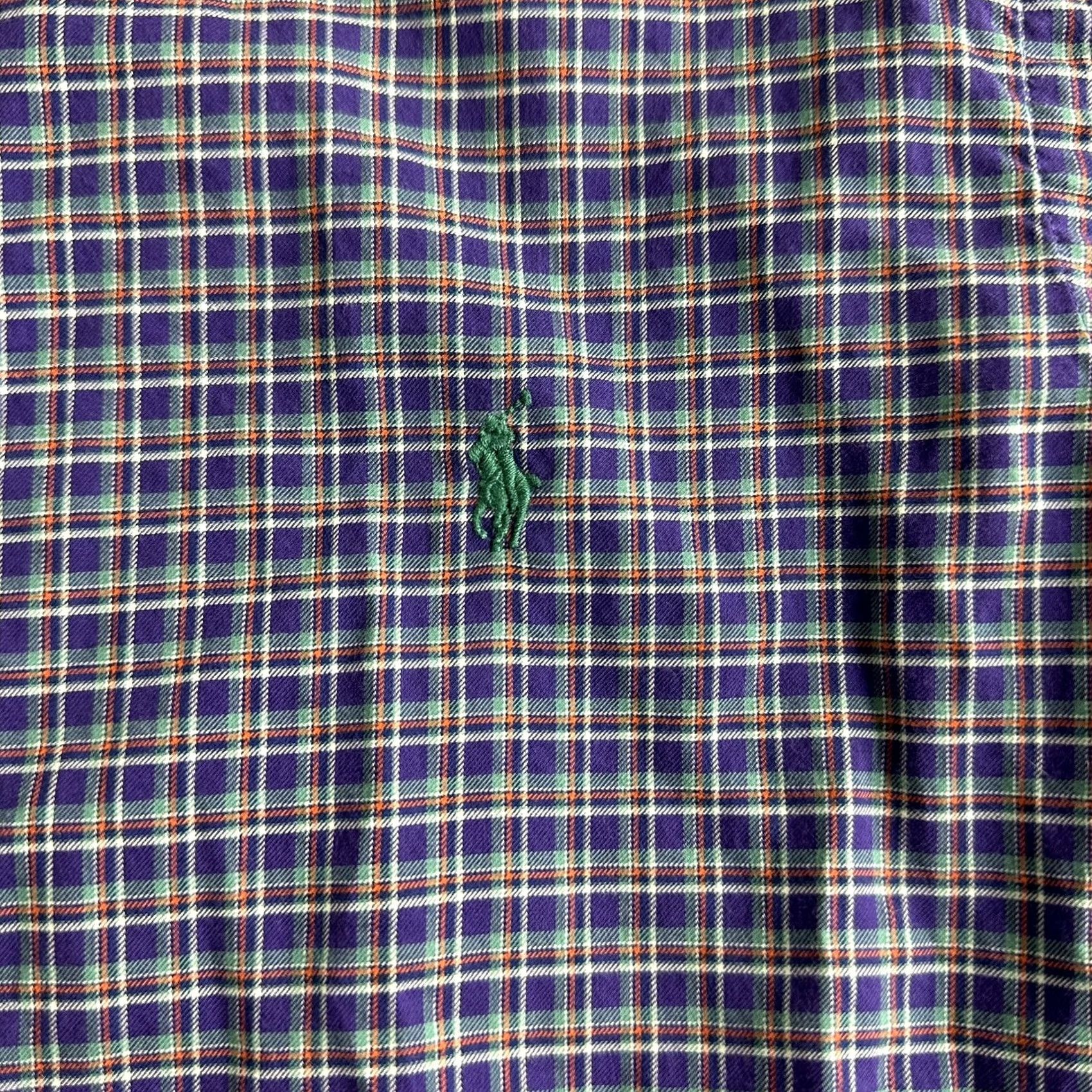 Polo Ralph Lauren Polo Ralph Lauren Shirt Button-Down Plaid Purple Mens Size M Preppy Size US M / EU 48-50 / 2 - 3 Thumbnail