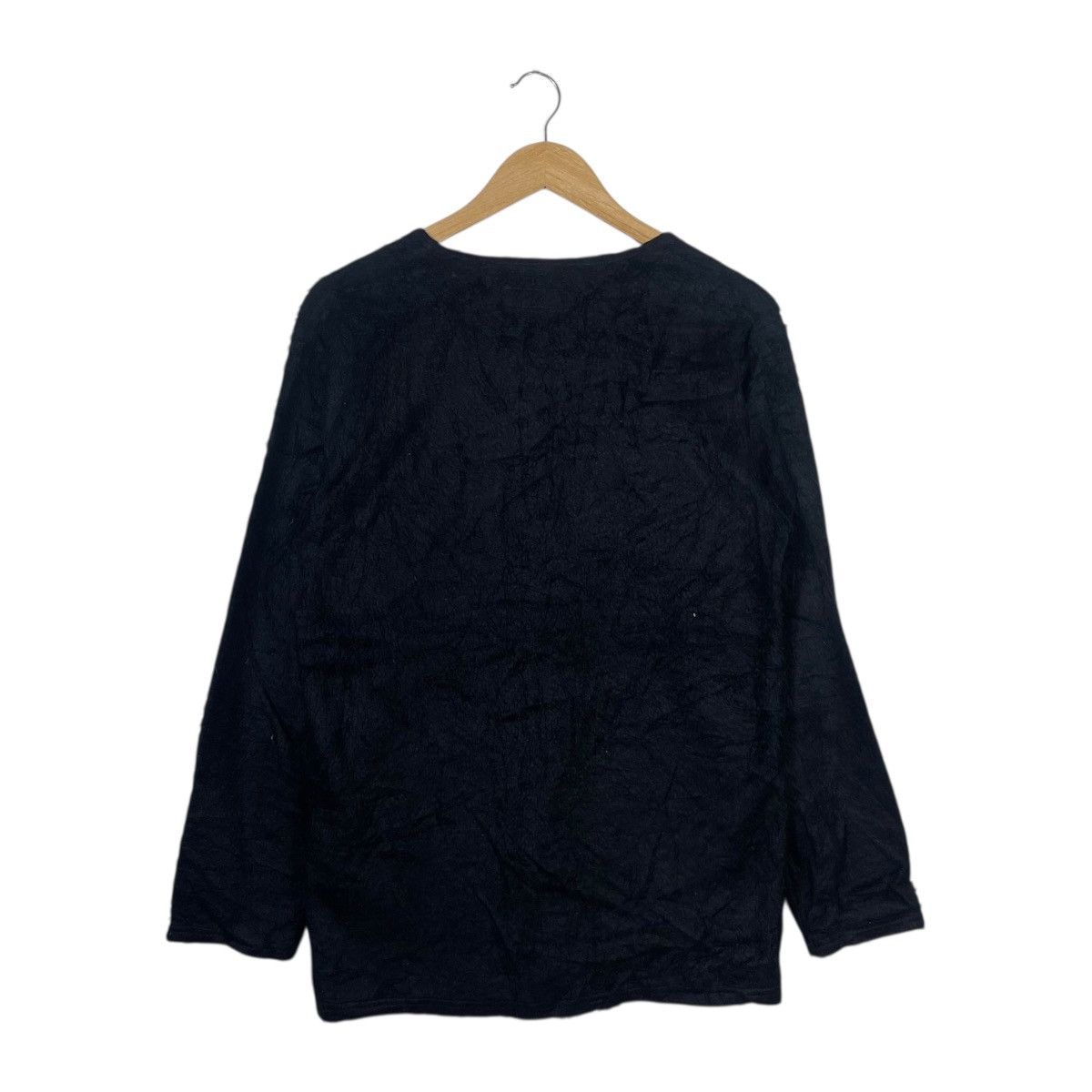 Le Coq Sportif Le Coq Sportif x SOU SOU Japan Textured Knit Cardigan Navy Size US S / EU 44-46 / 1 - 4 Thumbnail