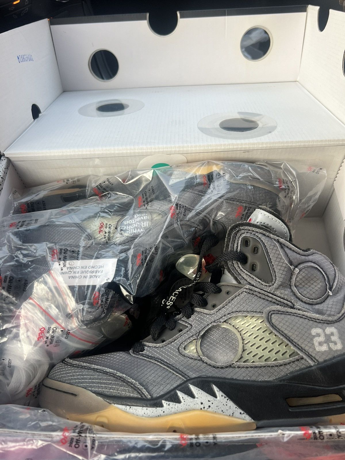Jordan Brand × Nike × Off-White Jordan 5 Muslin Size US 7.5 / EU 40-41 - 1 Thumbnail