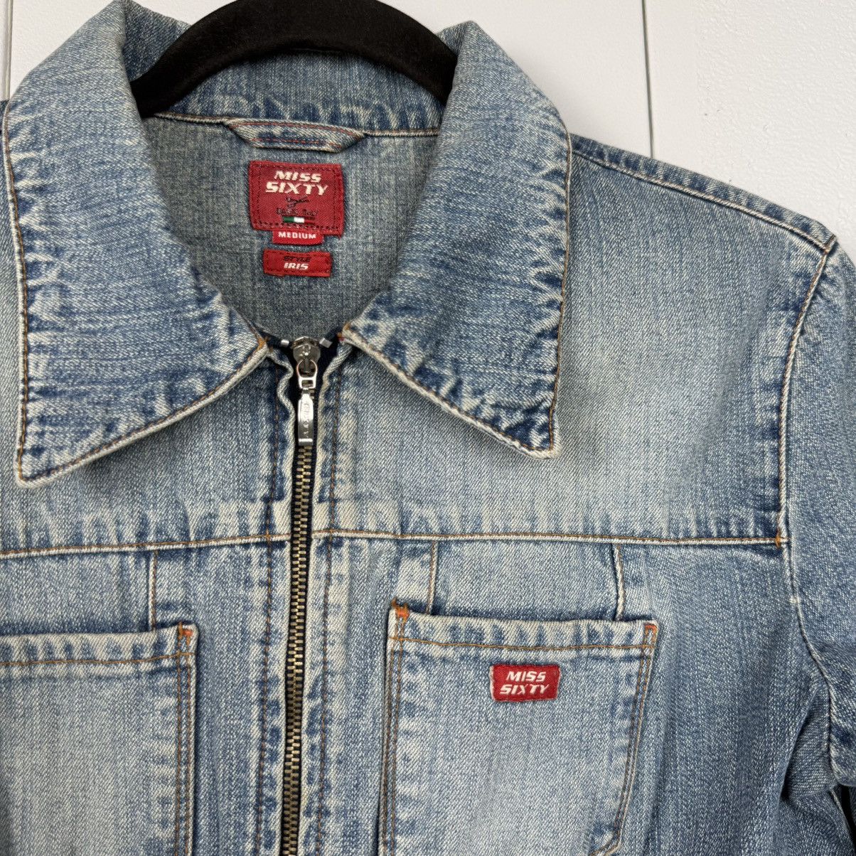 Miss Sixty Vintage Miss Sixty Avant Garde Jeans Jacket Y2K Size M / US 6-8 / IT 42-44 - 3 Thumbnail