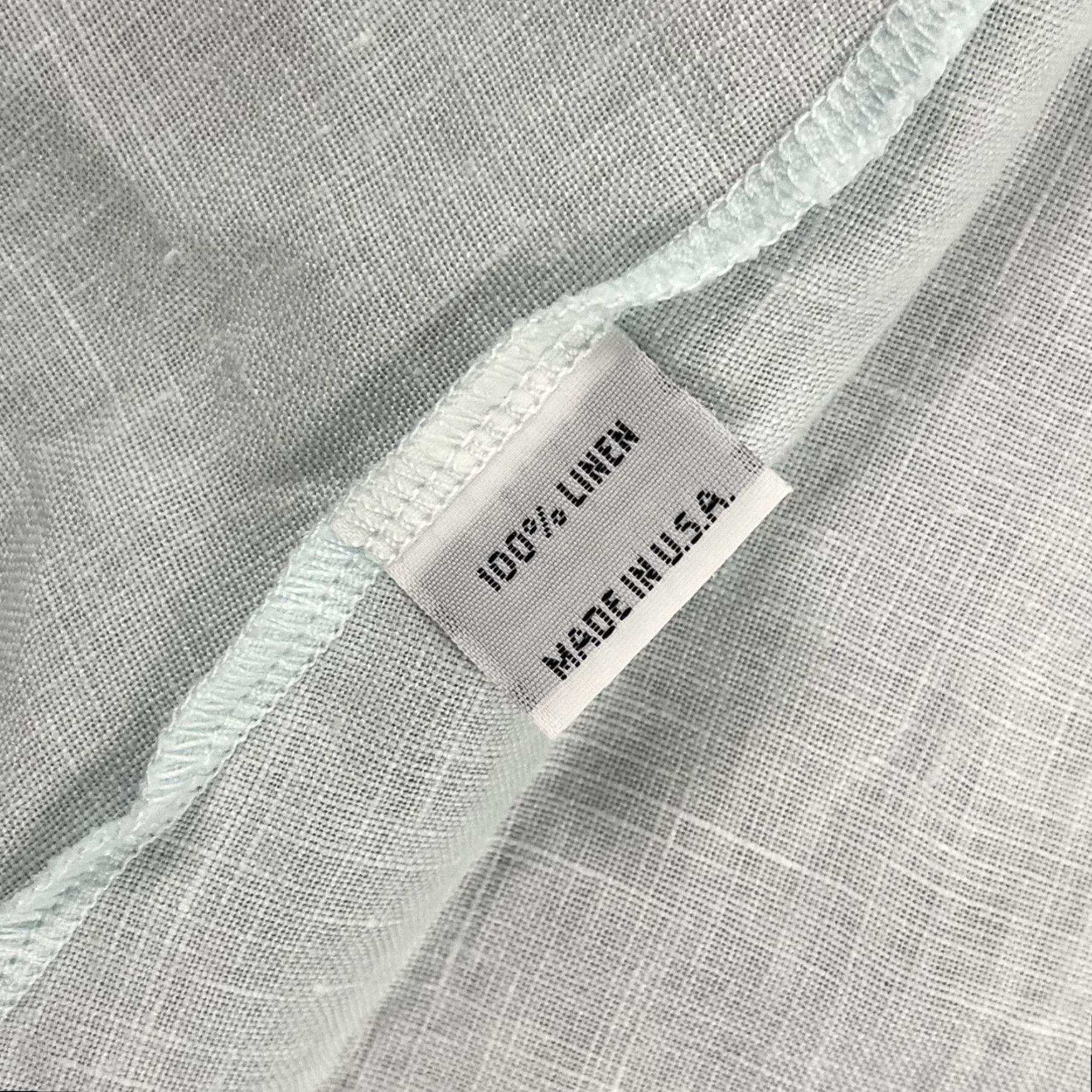Vintage Bryn Walker Dress Womens S Light Blue 100% Linen Shift Pullover V-Neck Beach Size S / US 4 / IT 40 - 4 Thumbnail