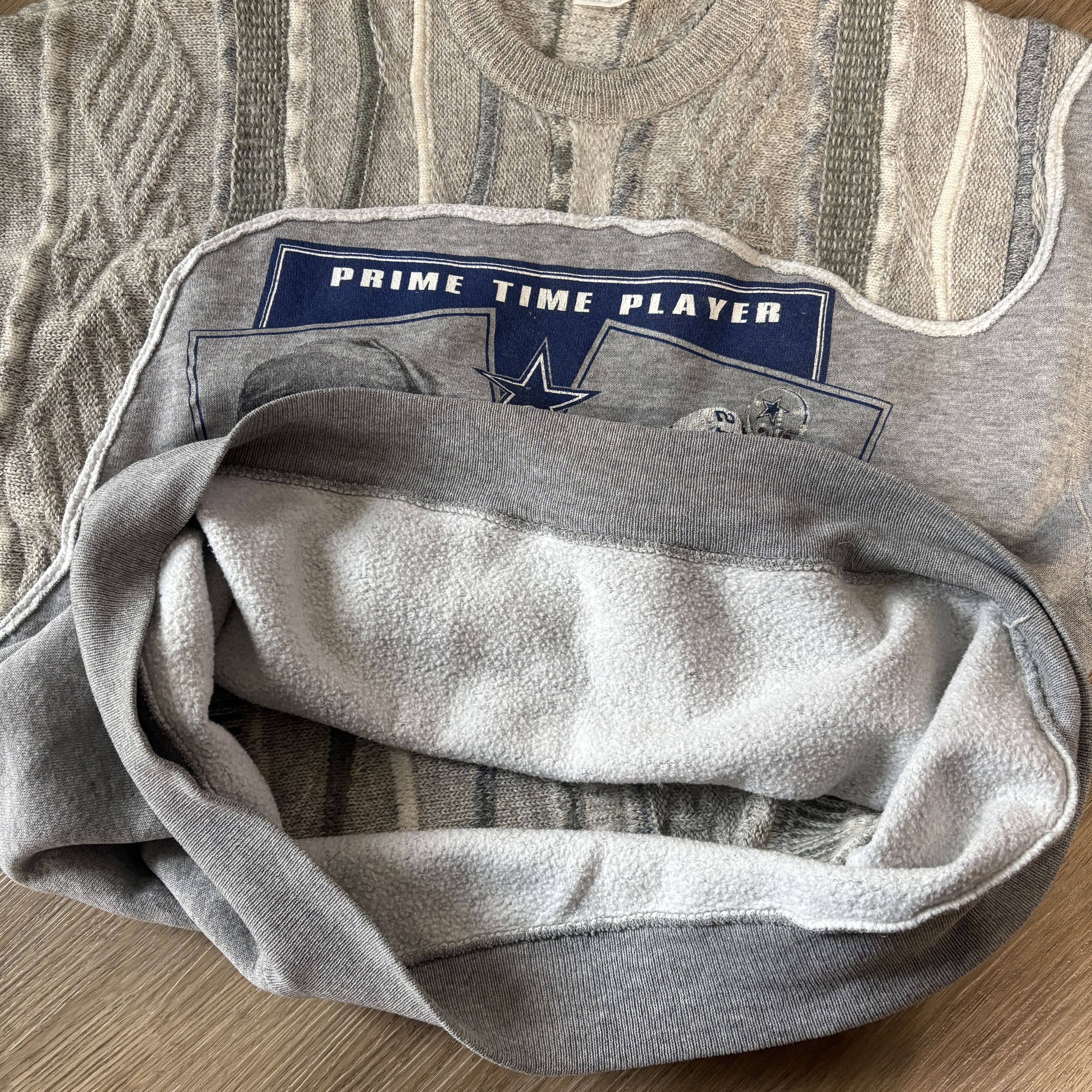 NFL Reworked vintage Dallas Cowboys Deion Sanders sweatshirt Size US M / EU 48-50 / 2 - 8 Thumbnail
