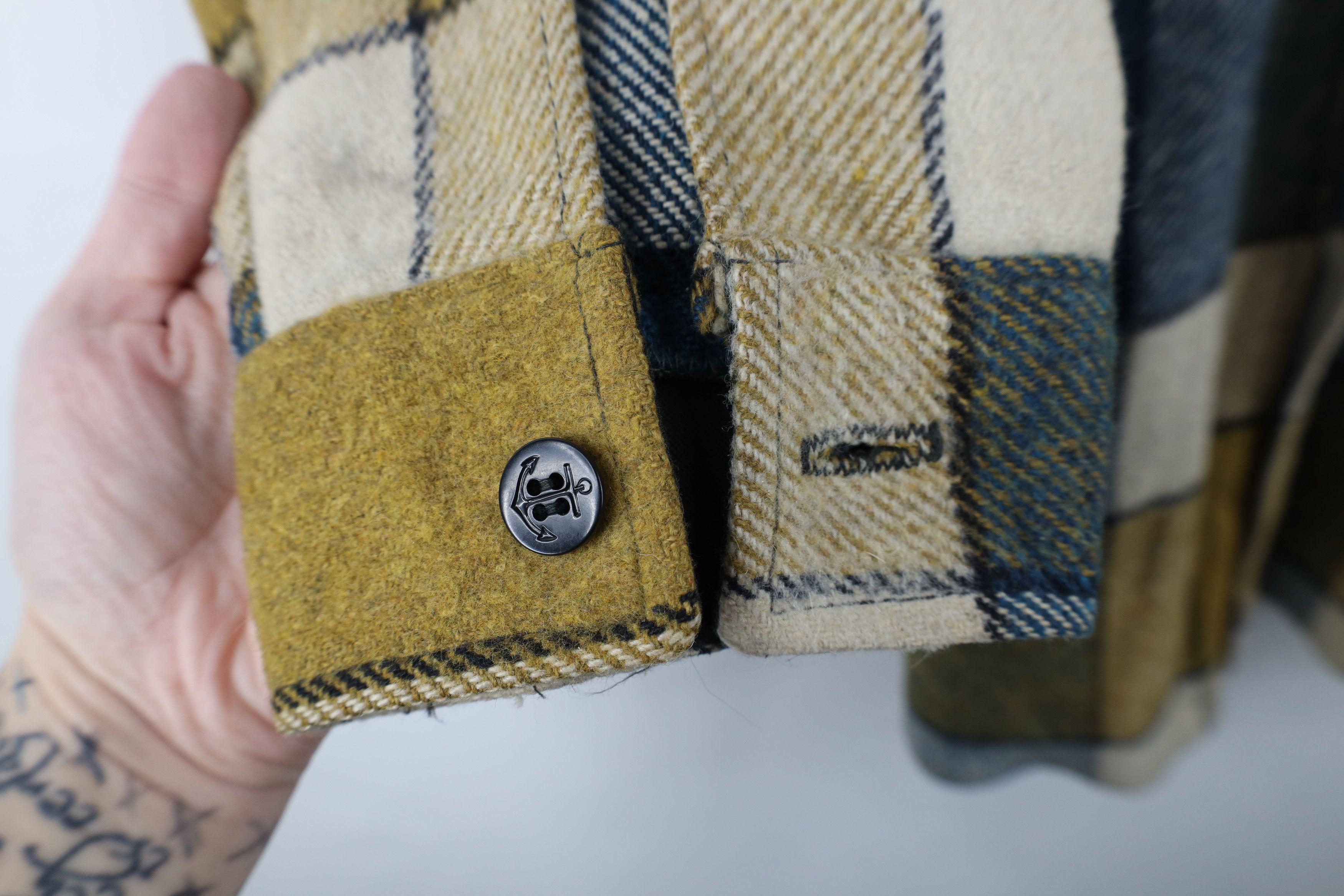 Vintage Vintage 50s 60s Streetwear Button Shirt Jacket Jac Shirt USA Size US XL / EU 56 / 4 - 5 Thumbnail