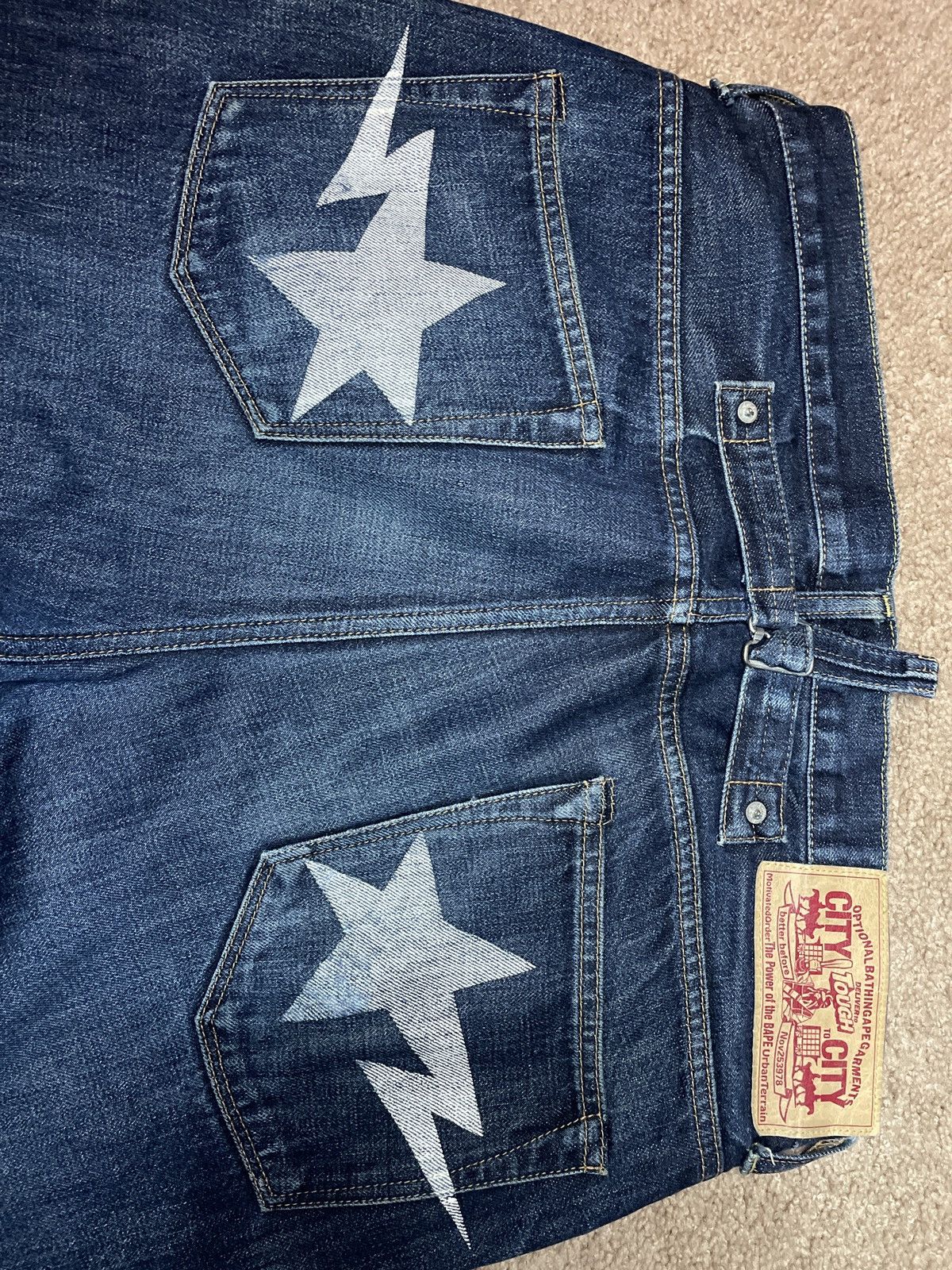 Bape Bape Sta Denim Size US 28 / EU 44 - 3 Thumbnail