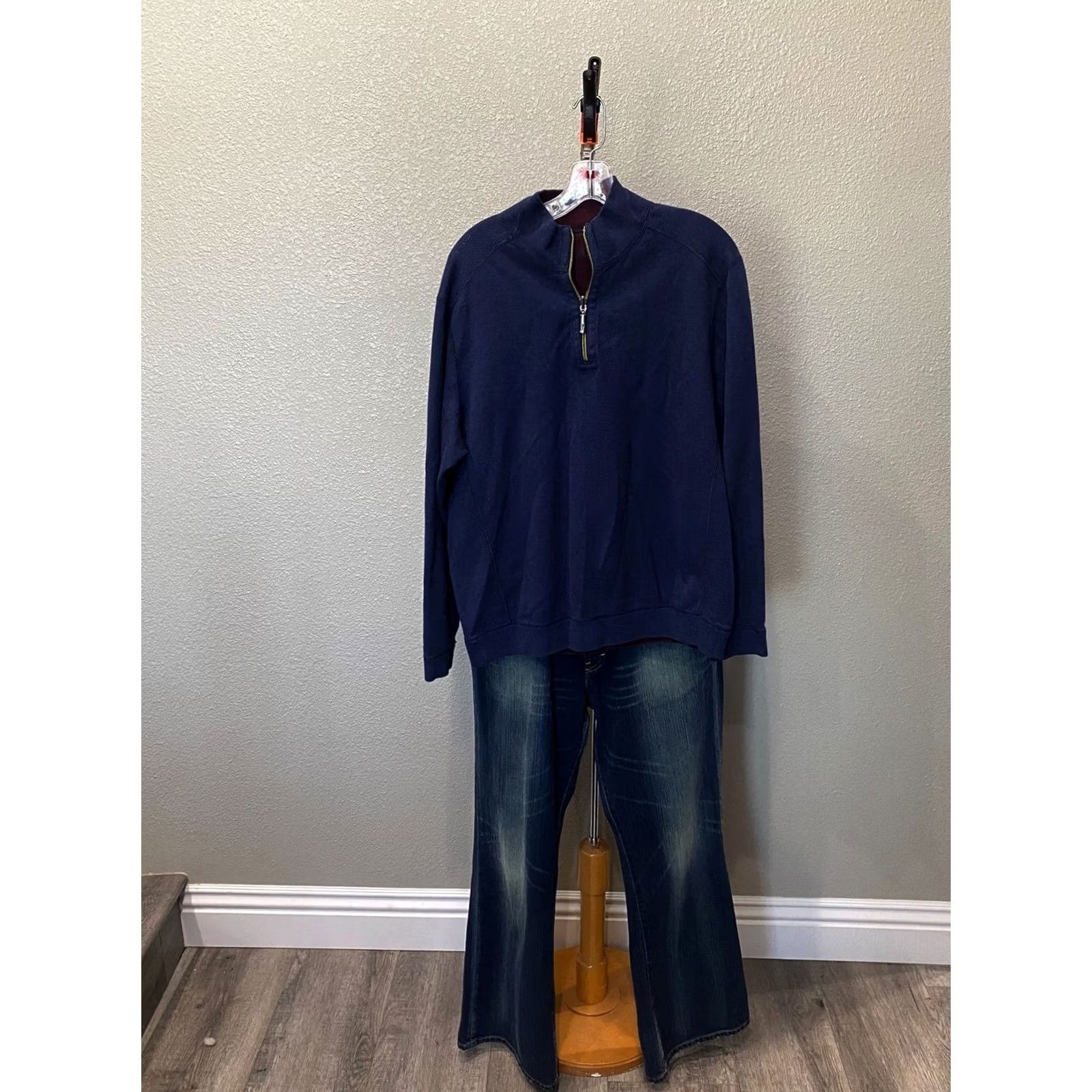 Tommy Bahama Tommy Bahama Sweater Men M Multicolor Reversible Zippered Blue Maroon Medium M Size US M / EU 48-50 / 2 - 2 Thumbnail