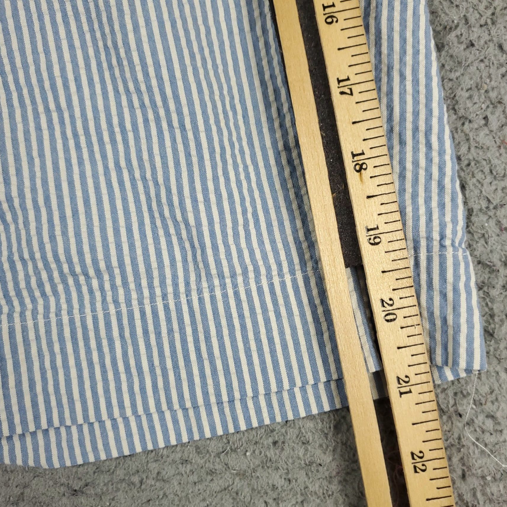 Ralph Lauren Ralph Lauren Chino Shorts Mens Size 42 Blue Striped Flat Front Casual Size US 42 / EU 58 - 5 Thumbnail