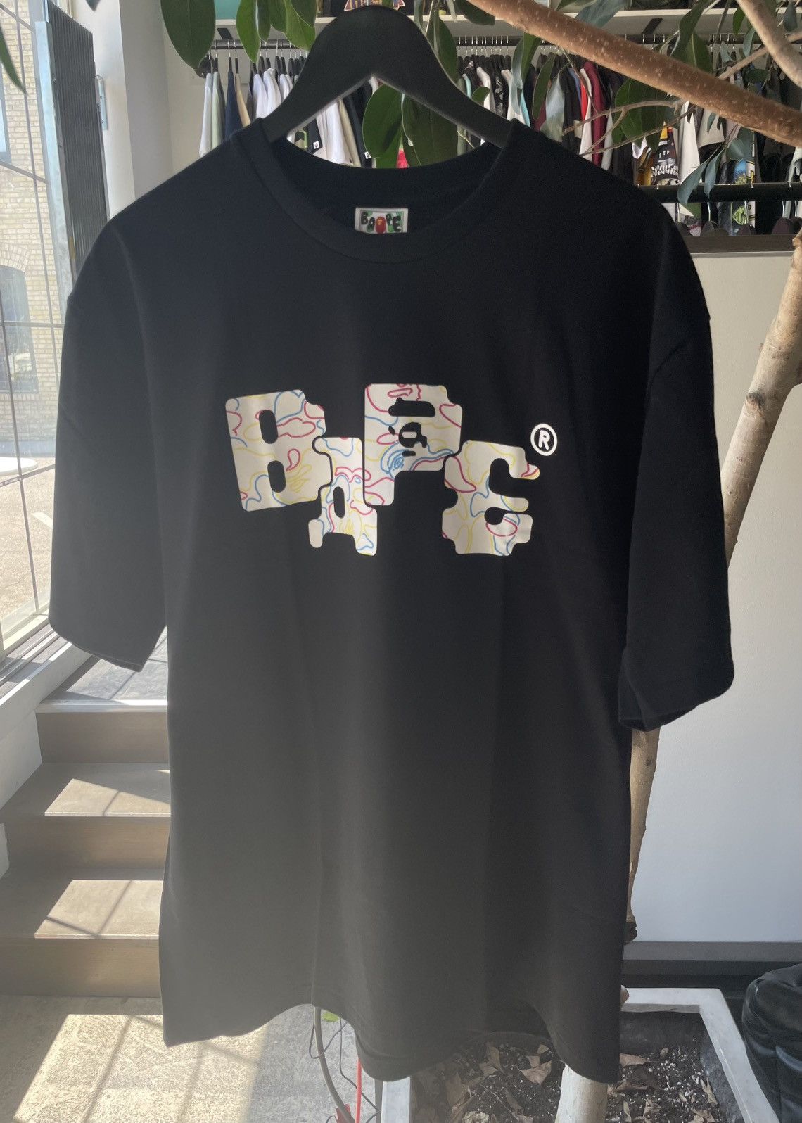 Bape Bathing Ape Neon Camo 8bit BAPE Logo Tee Size US XXL / EU 58 / 5 - 1 Thumbnail