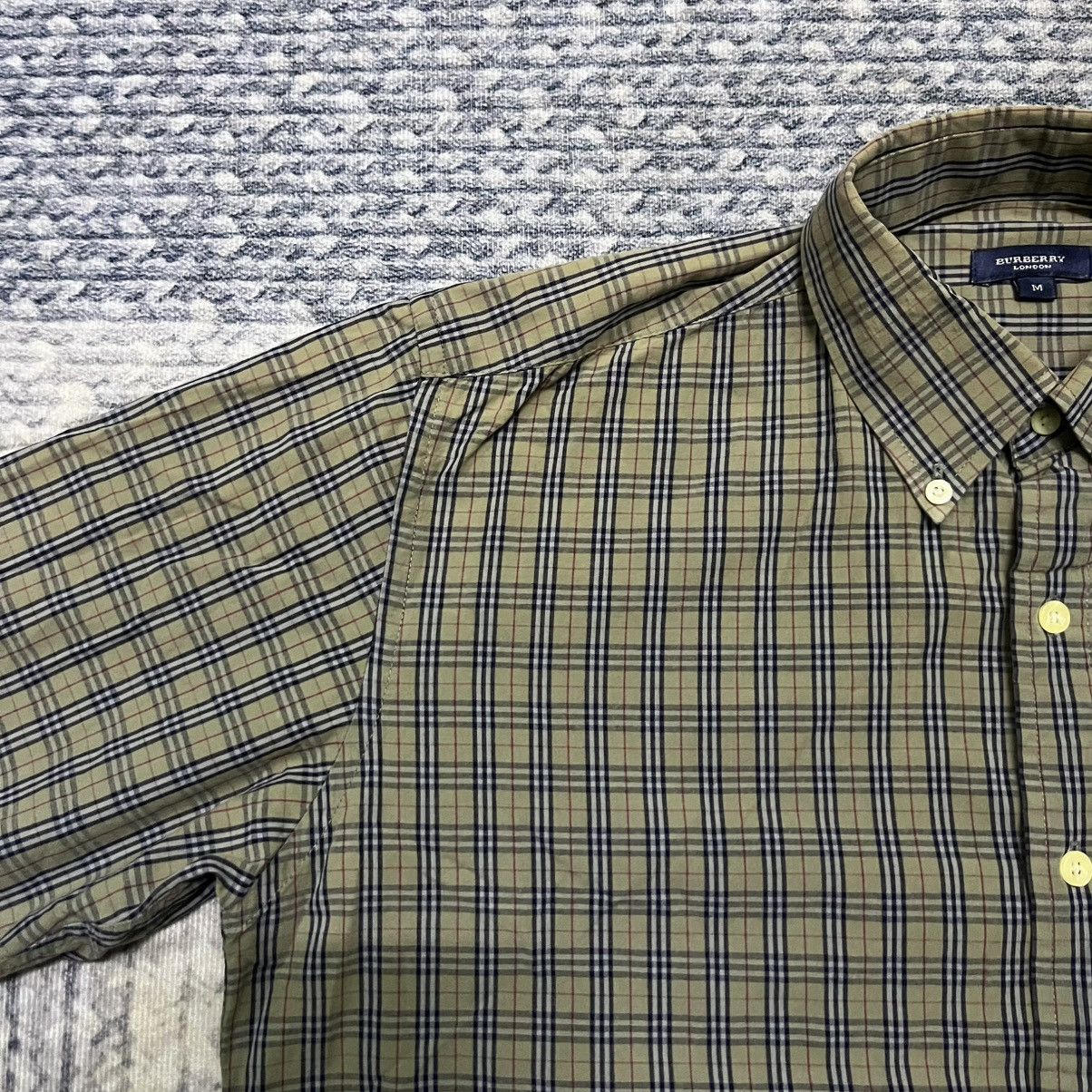 Burberry Rare Faded Burberry Nova Check Longsleeve Shirt Size US XL / EU 56 / 4 - 11 Thumbnail