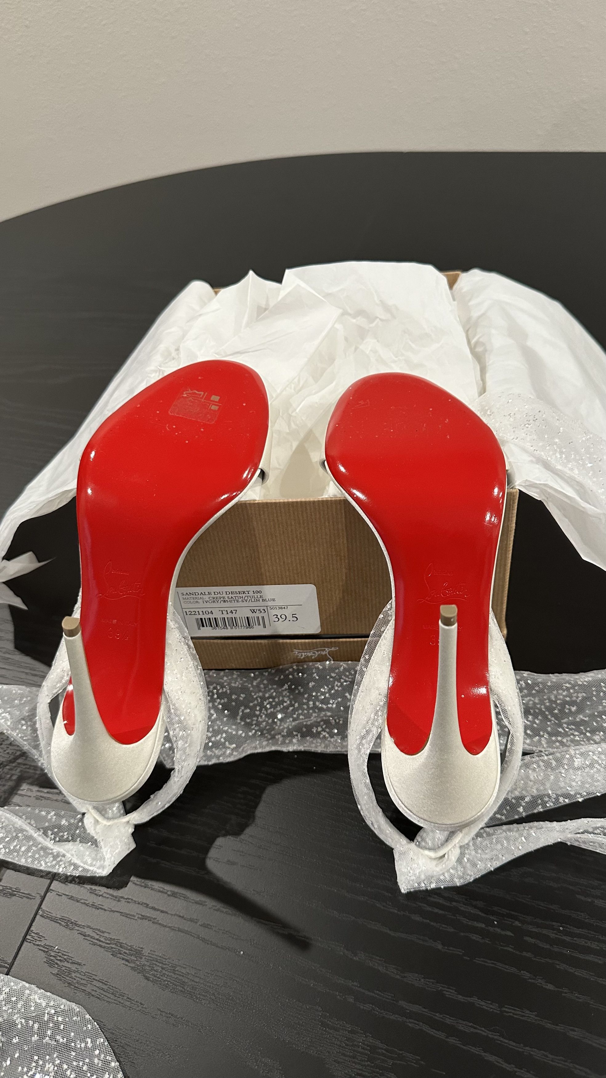 Christian Louboutin Sandale Du Desert 100 Size US 8.5 / IT 38.5 - 2 Thumbnail