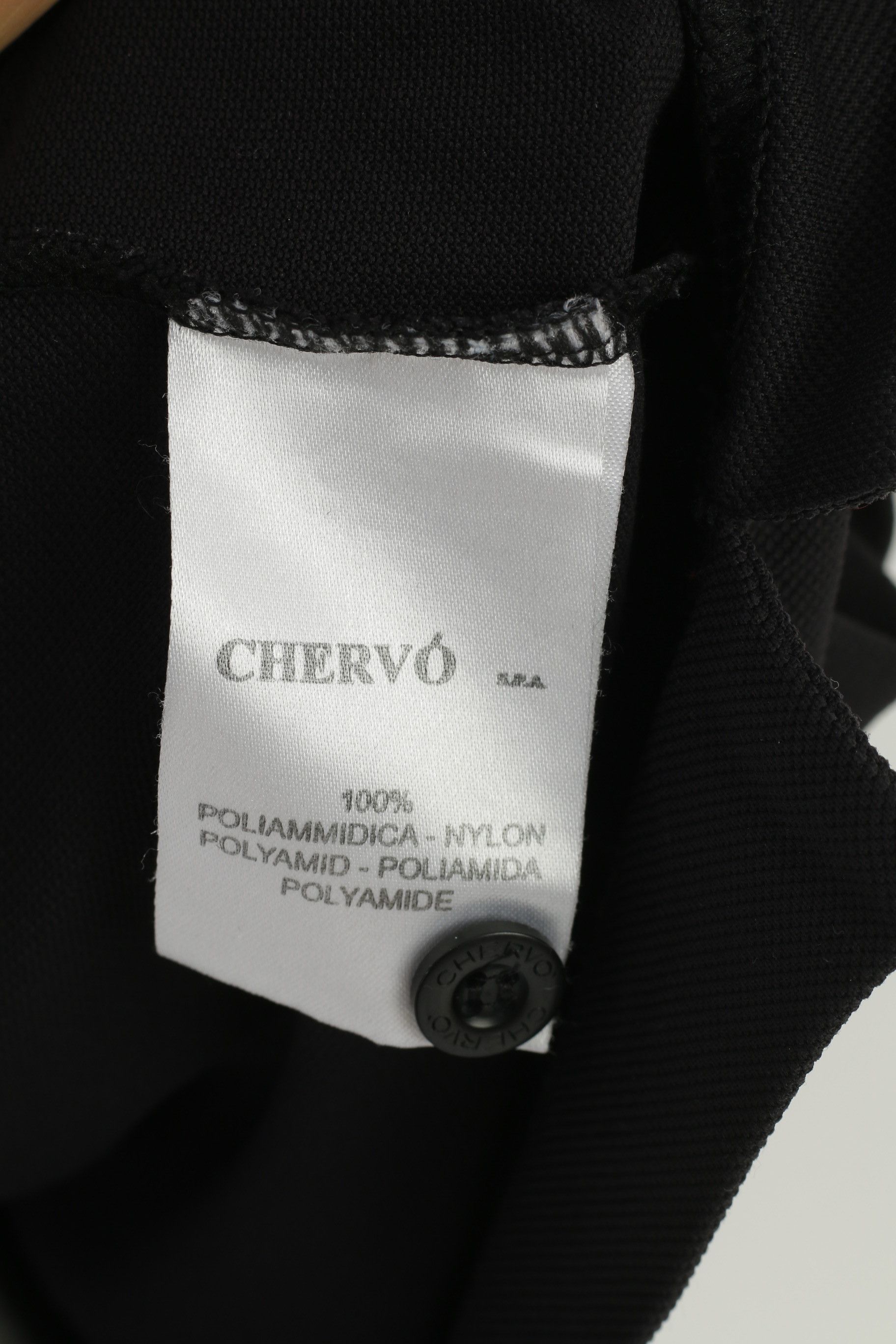 Vintage Chervo Men 56 XL Polo Shirt Black Short Sleeve Nylon 10509 Size US XL / EU 56 / 4 - 6 Thumbnail