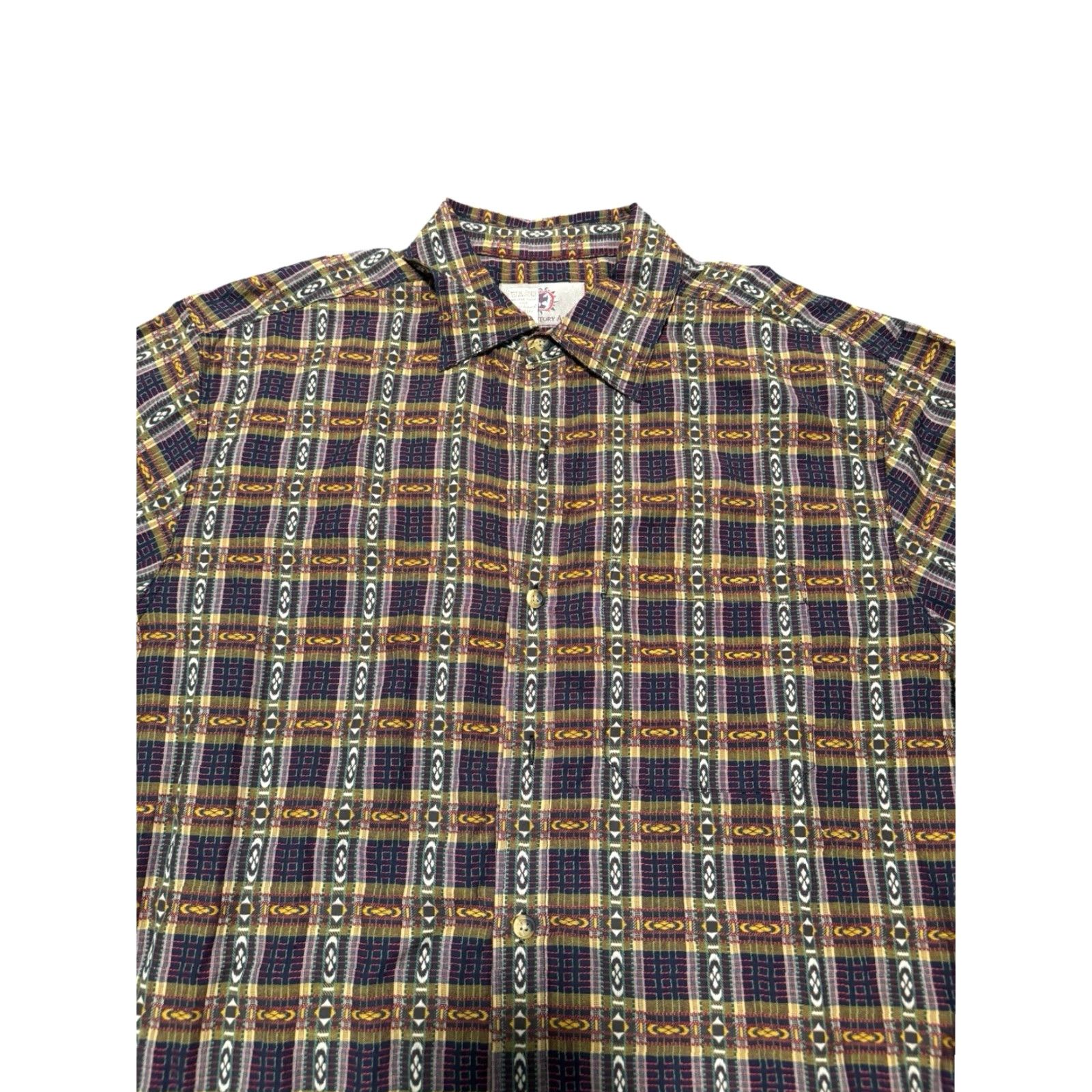 The Territory Ahead VINTAGE Territory Ahead Shirt Mens Southwestern Aztec Chambray Western Large Size US L / EU 52-54 / 3 - 5 Thumbnail