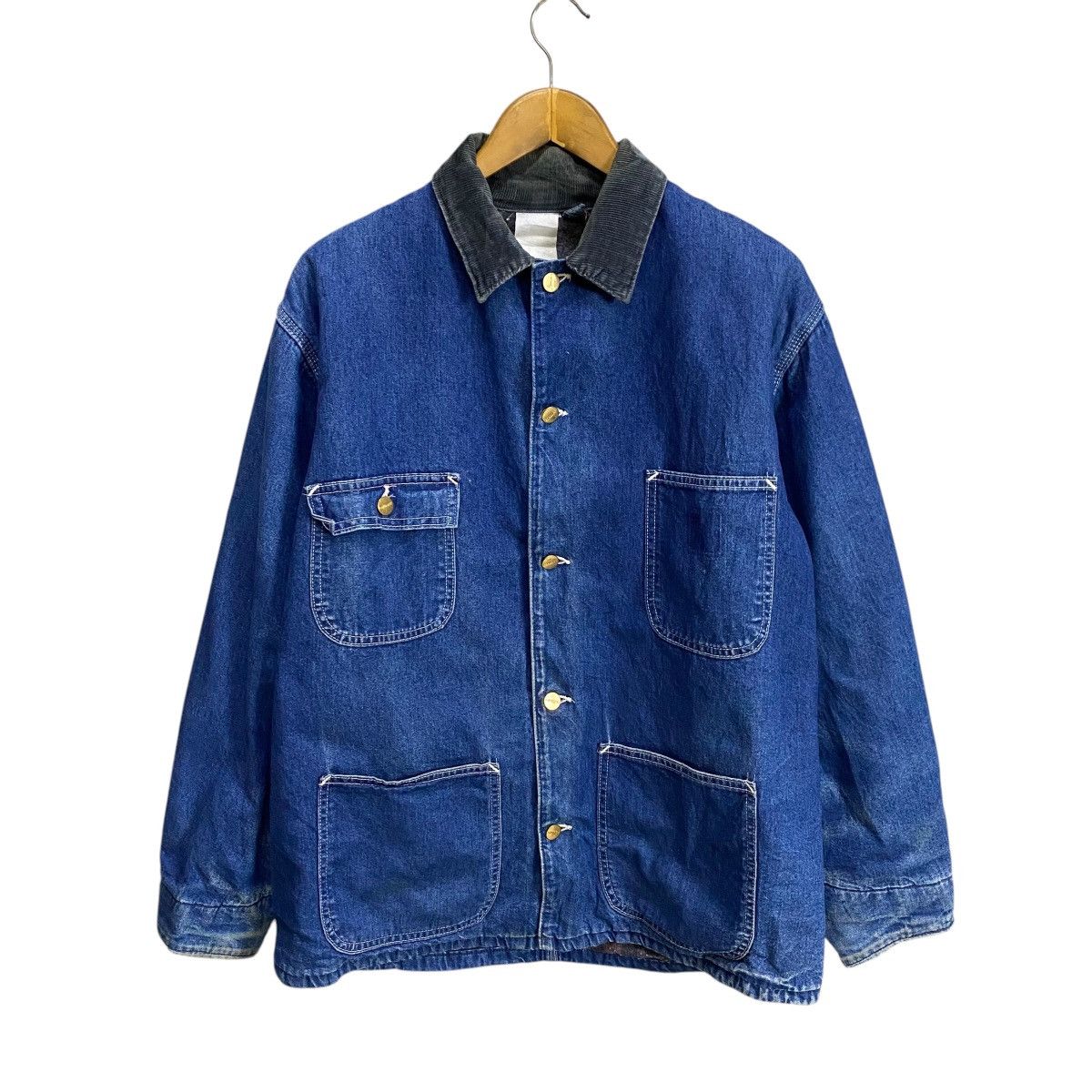 Vintage Carhartt linen blanket denim chore jacket