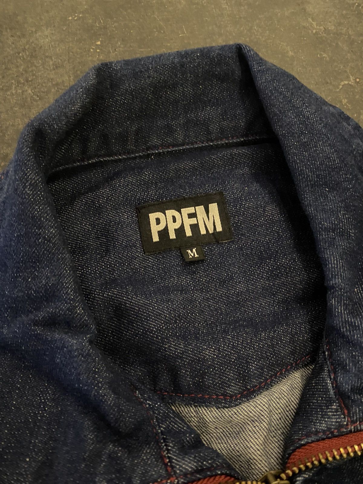 Japanese Brand × Other × PPFM Ppfm denim shirt zipper Size US M / EU 48-50 / 2 - 2 Thumbnail