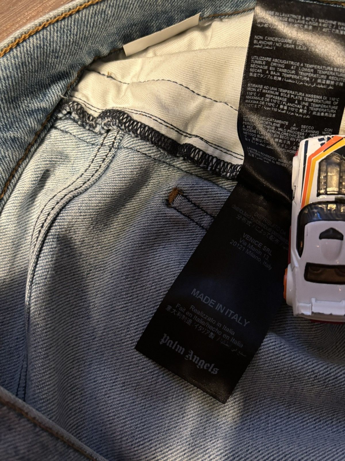 Palm Angels PALM ANGELS JEANS LIGHT-WASH DENIM🌴 Size US 33 - 4 Thumbnail