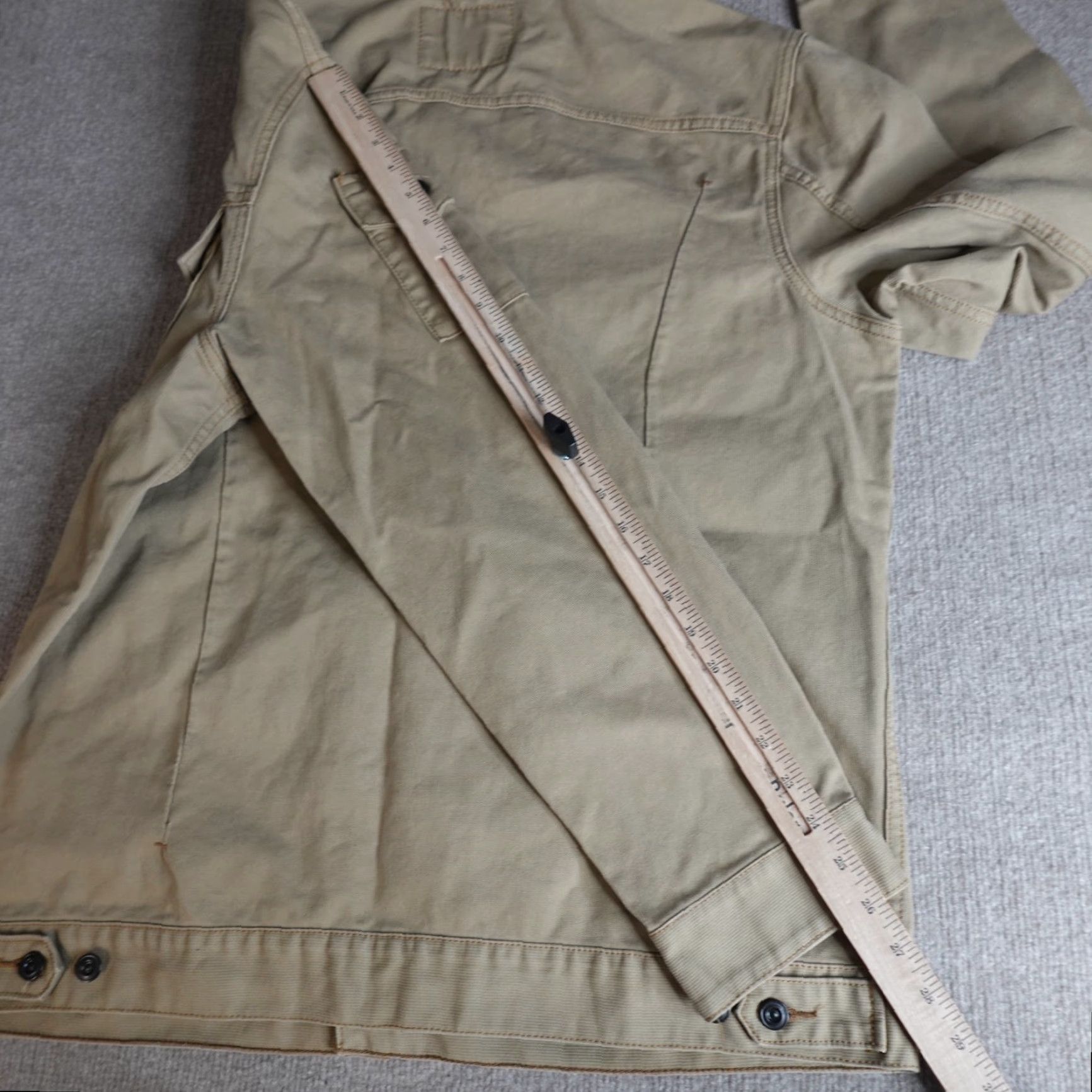 Levi's Levi's Jacket 2XL Beige Trucker Corduroy Button Front Zip 70167 Mens Regular Corduroy Biker Fall Winter Spring Casual Workwear Size US XXL / EU 58 / 5 - 5 Thumbnail