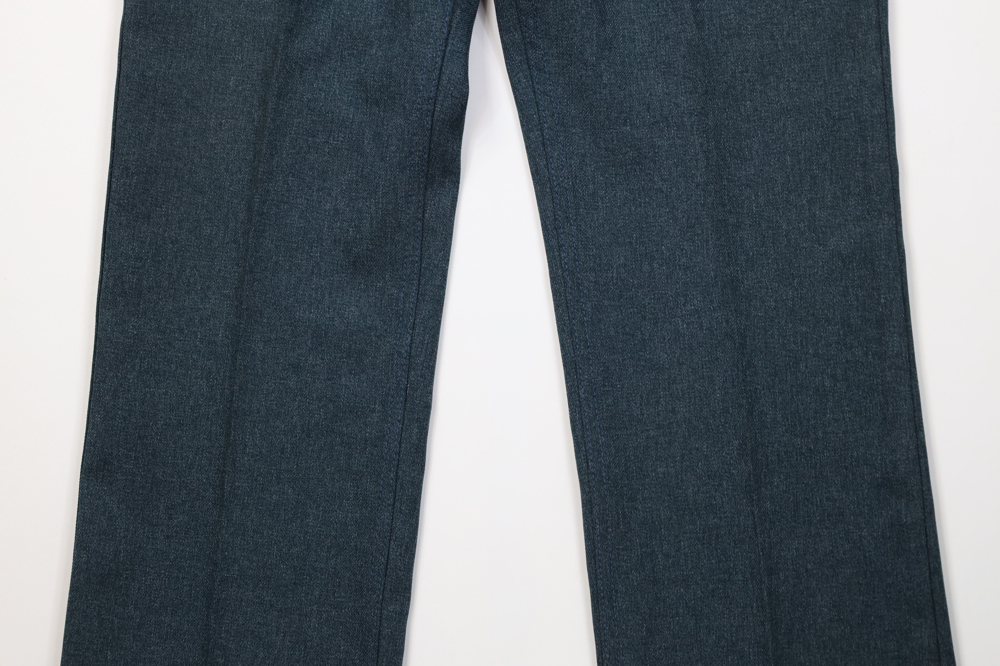 Wrangler Vintage 90s Wrangler Flared Wide Leg Chino Pants Blue USA Size US 36 / EU 52 - 3 Thumbnail