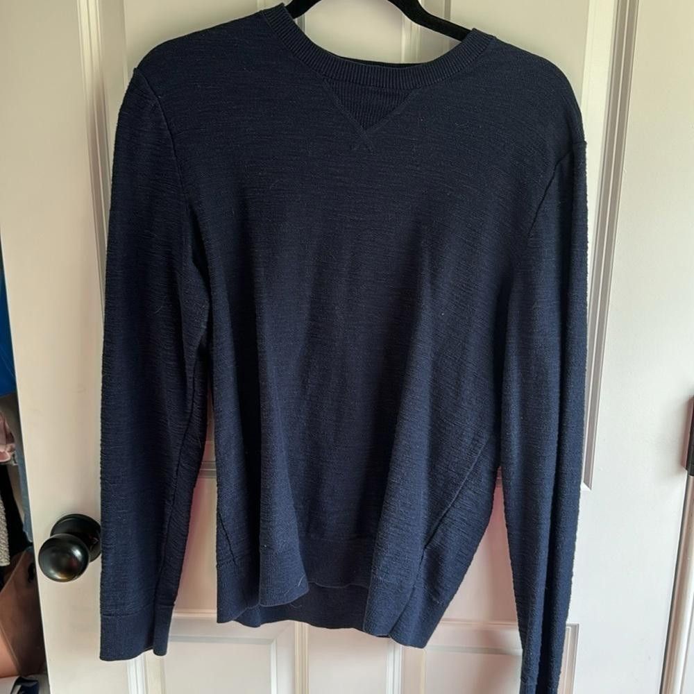Designer Men’s blue crew neck sweater Size US M / EU 48-50 / 2 - 3 Thumbnail
