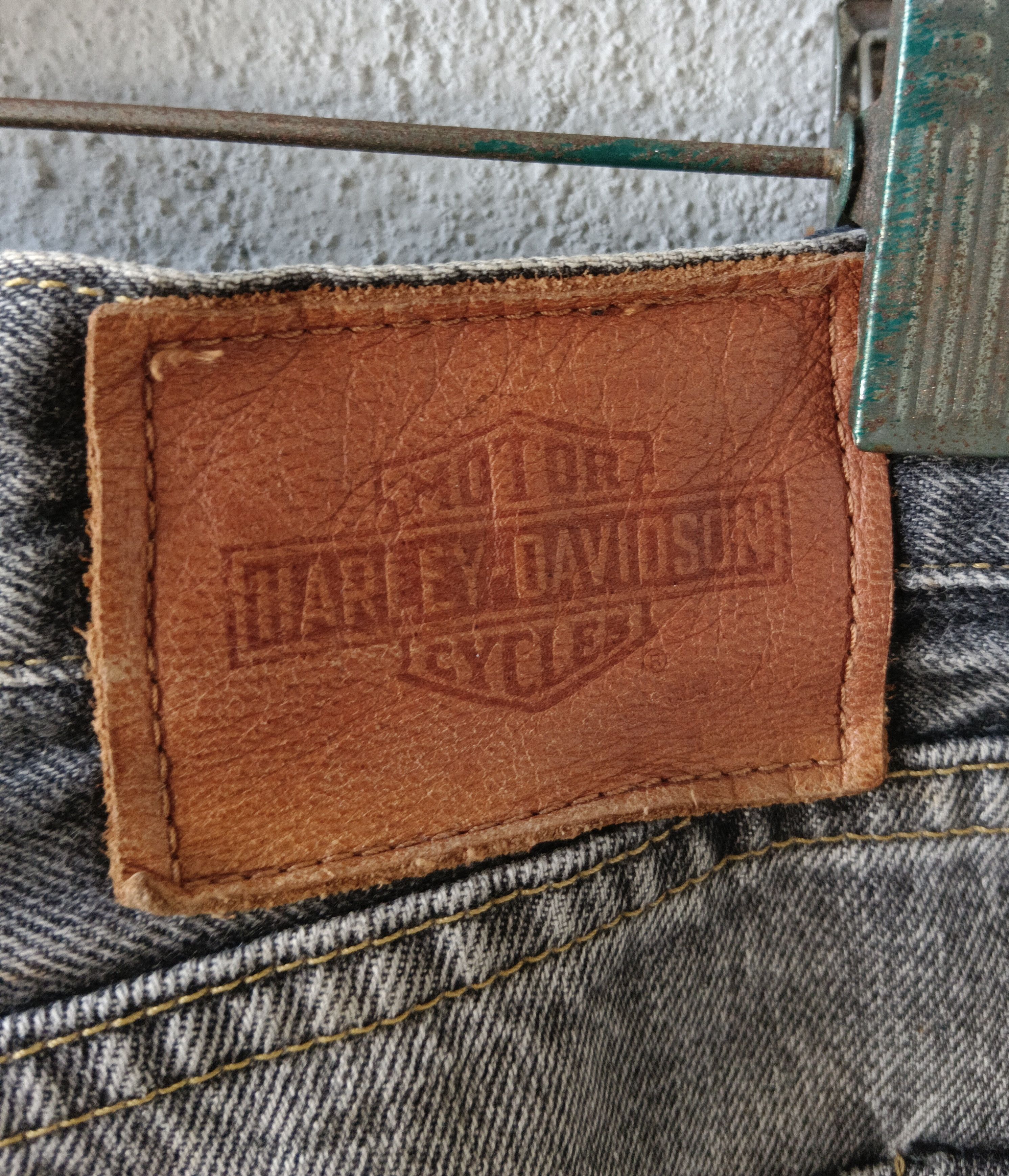Harley Davidson × Vintage Vintage Harley Davidson Selvedge 32x26 Made in Japan Size US 32 / EU 48 - 5 Thumbnail