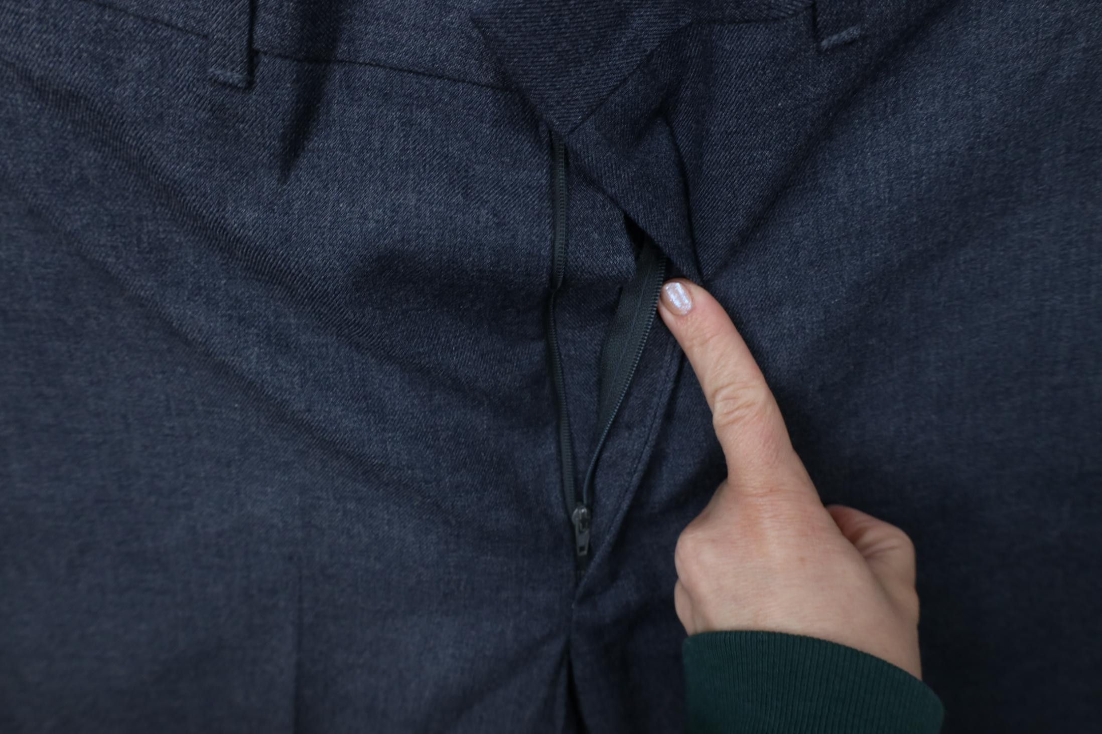 Vintage Vintage 70s Streetwear Blend Knit Wide Leg Chino Pants Size US 36 / EU 52 - 6 Thumbnail