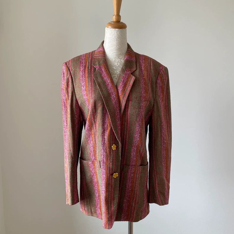 Kenzo KENZO Vintage patchwork pattern suit jacket Size M / US 6-8 / IT 42-44 - 1 Thumbnail