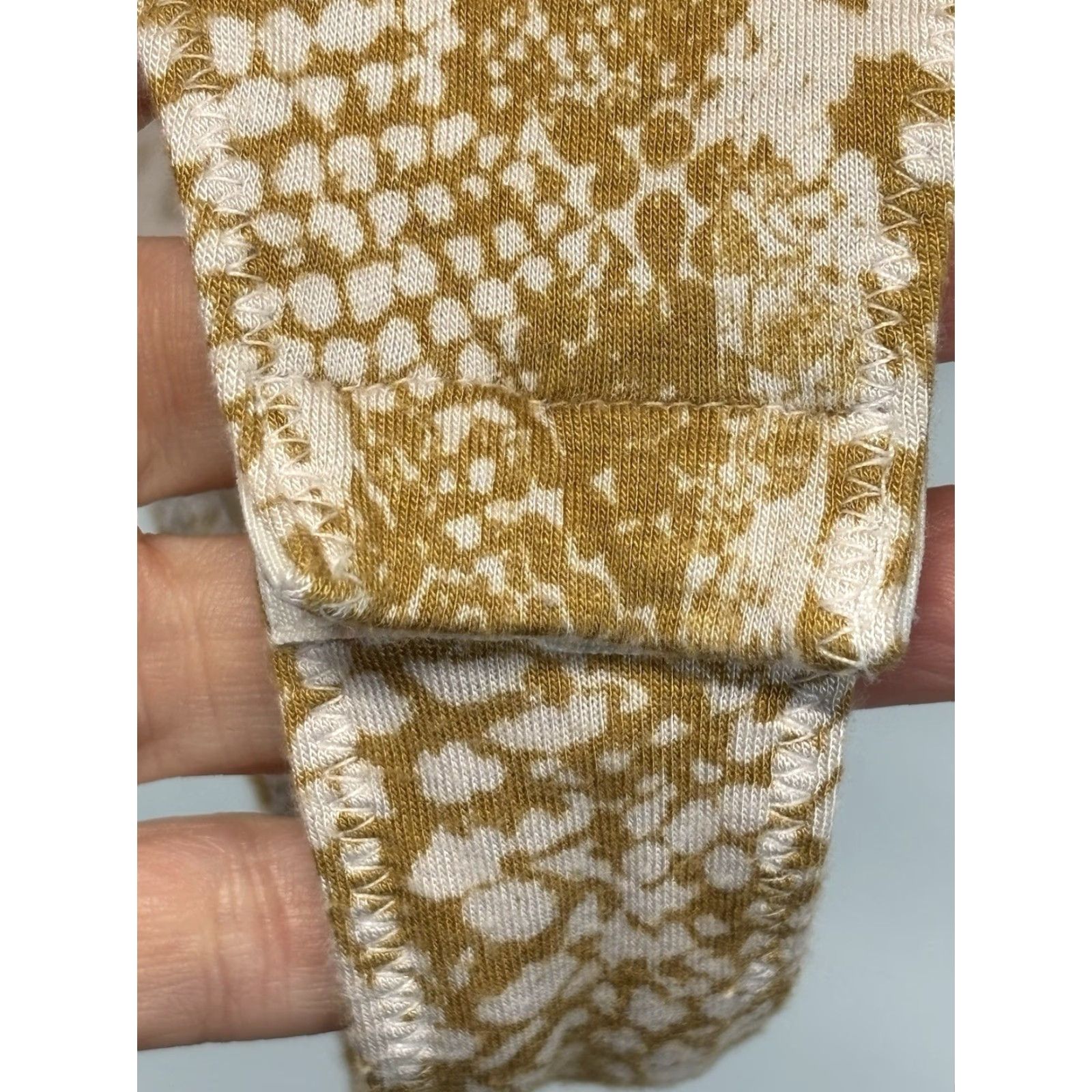 Free People Free People Intimately Gotcha Snakeskin Bodysuit Shirt Small Gold Boho Womens Size S / US 4 / IT 40 - 5 Thumbnail