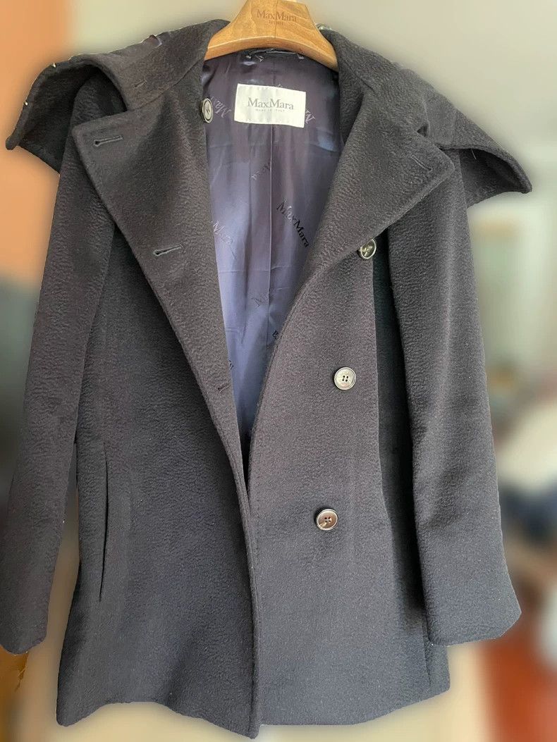 Max Mara Max Mara Mainline White Label Camel Fleece Water Ripple Ho Size S / US 4 / IT 40 - 5 Thumbnail