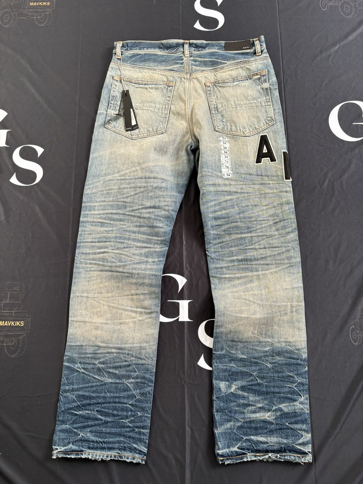 Amiri Amiri Chenille Denim Jeans Size US 34 / EU 50 - 6 Thumbnail