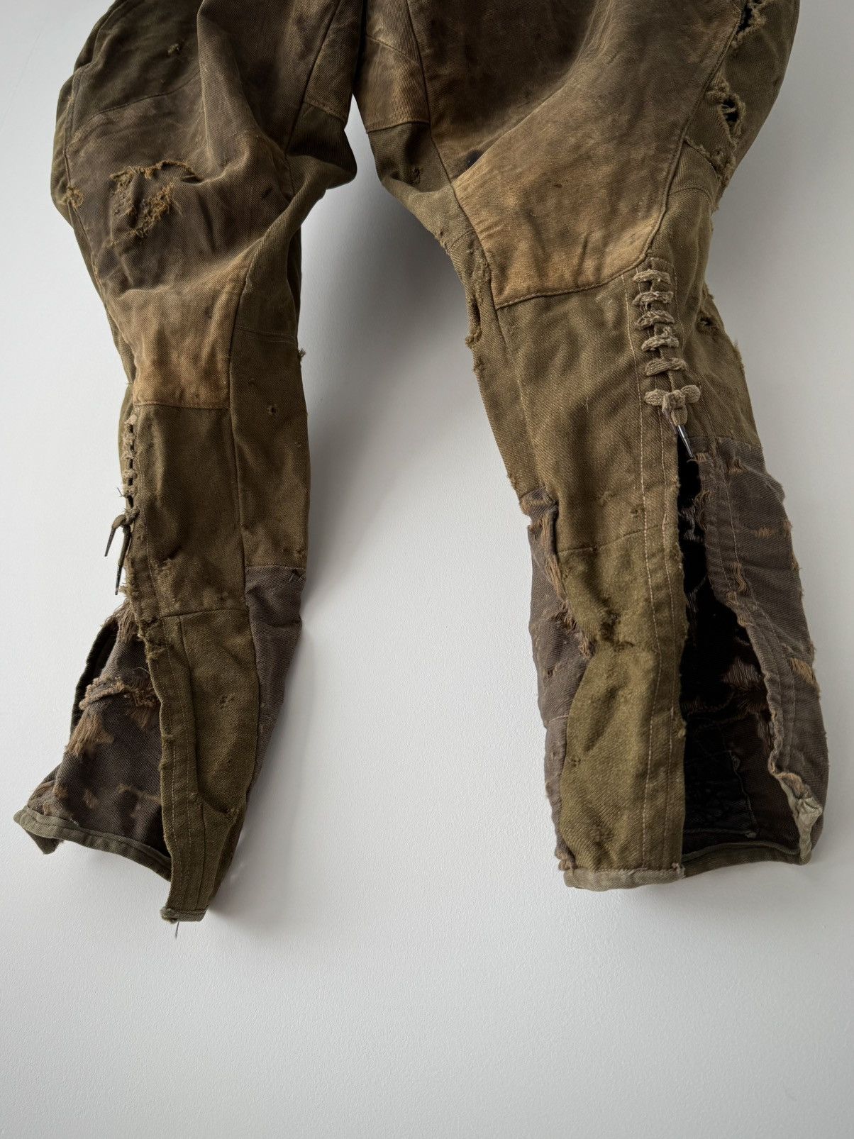 Vintage Vintage WW2 European Army Riding Boro Thrashed Breeches Size US 30 / EU 46 - 4 Thumbnail