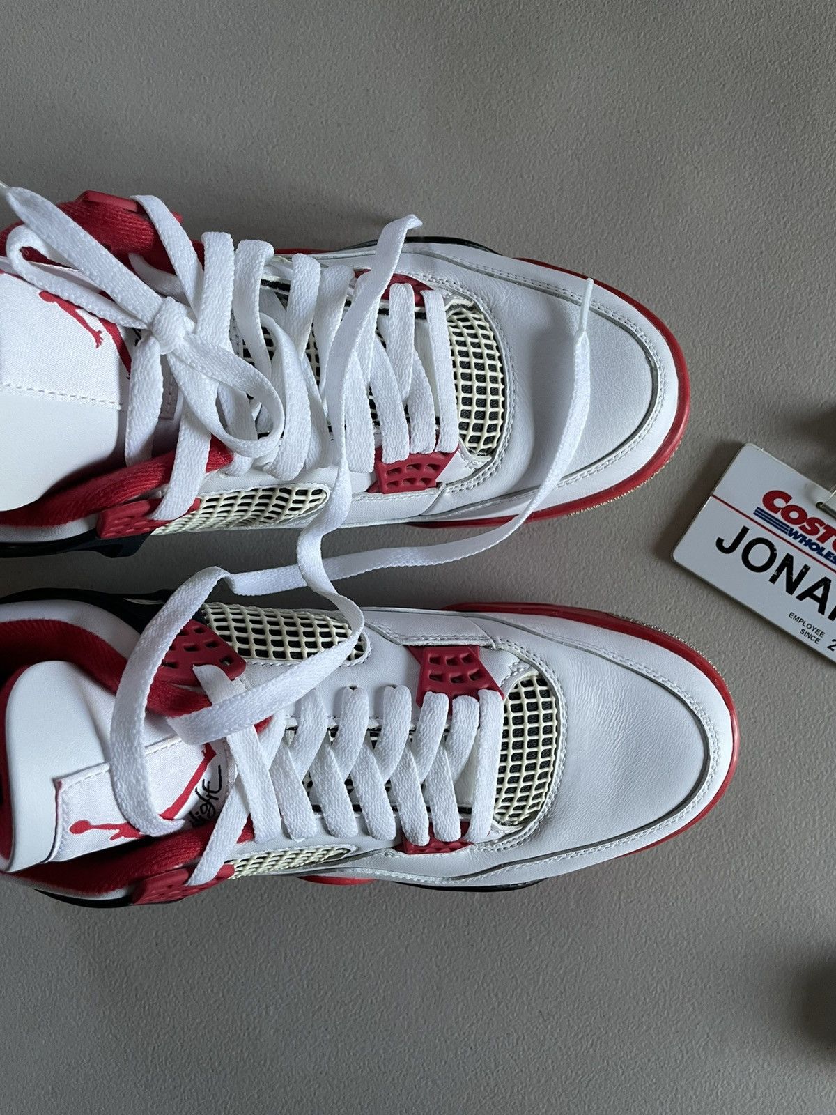 Jordan Brand Jordan 4 Retro Fire Red (2020) w/box Size US 9.5 / EU 42-43 - 3 Thumbnail