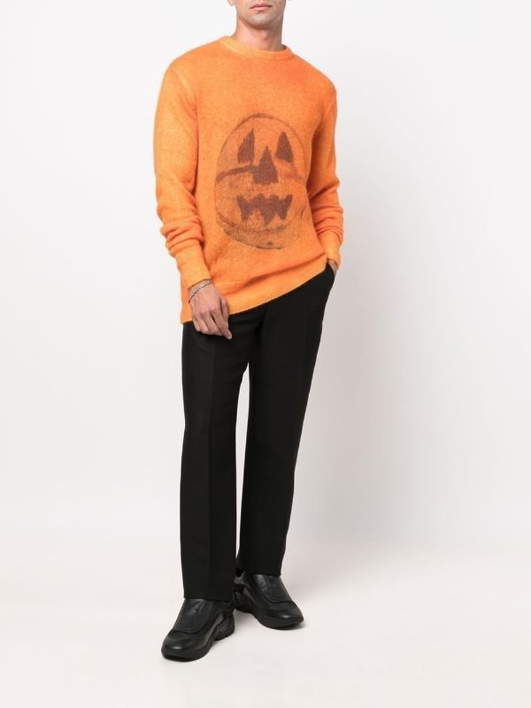 Givenchy o1mris0824 Print Sweaters in Pumpkin Size US M / EU 48-50 / 2 - 6 Thumbnail