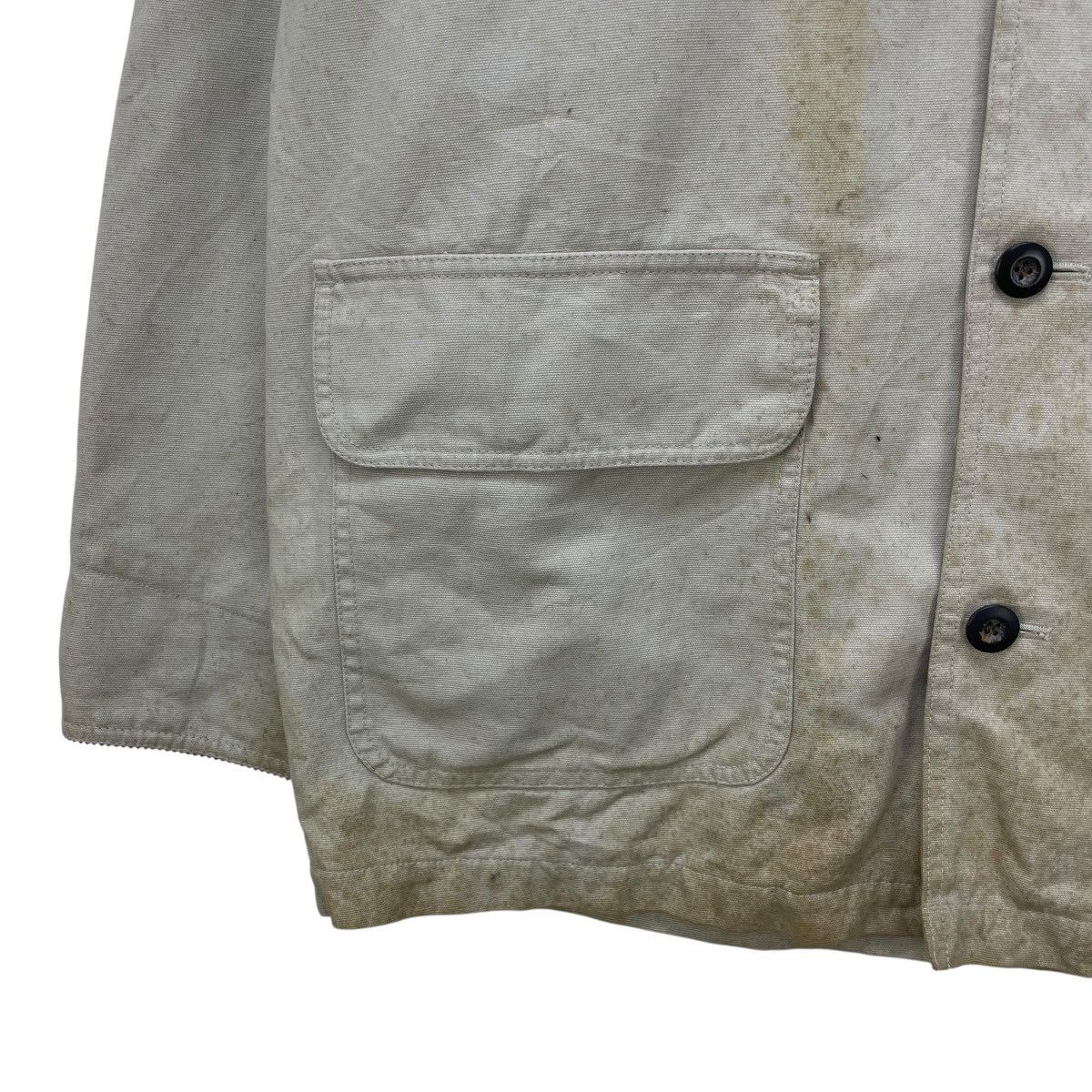 Carhartt 💥Vintage Lucky Strike Workwear Trashed Blanket Jacket Size US L / EU 52-54 / 3 - 6 Thumbnail