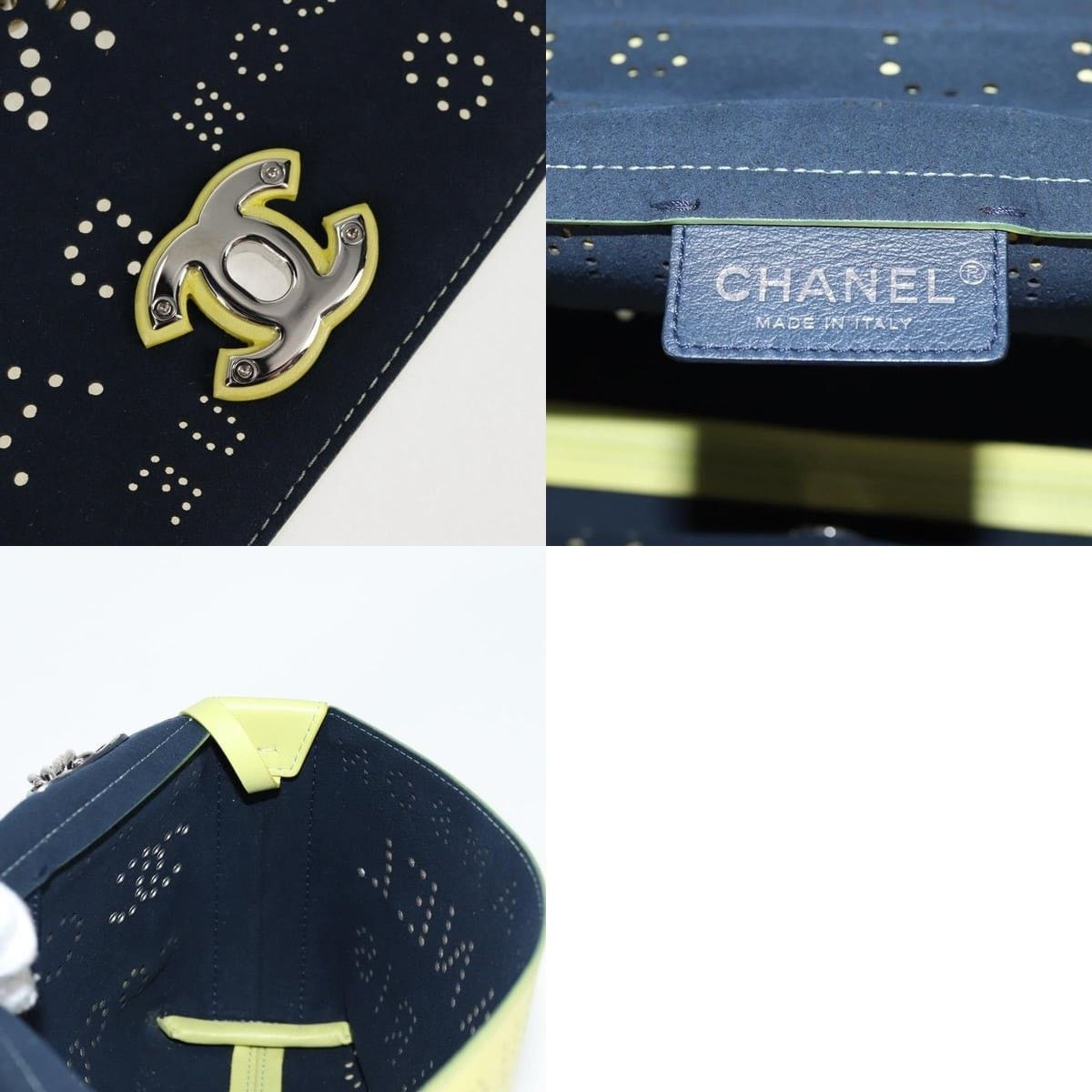 Chanel Chanel Chain Shoulder Bag Leather Yellow CC Size ONE SIZE - 8 Thumbnail