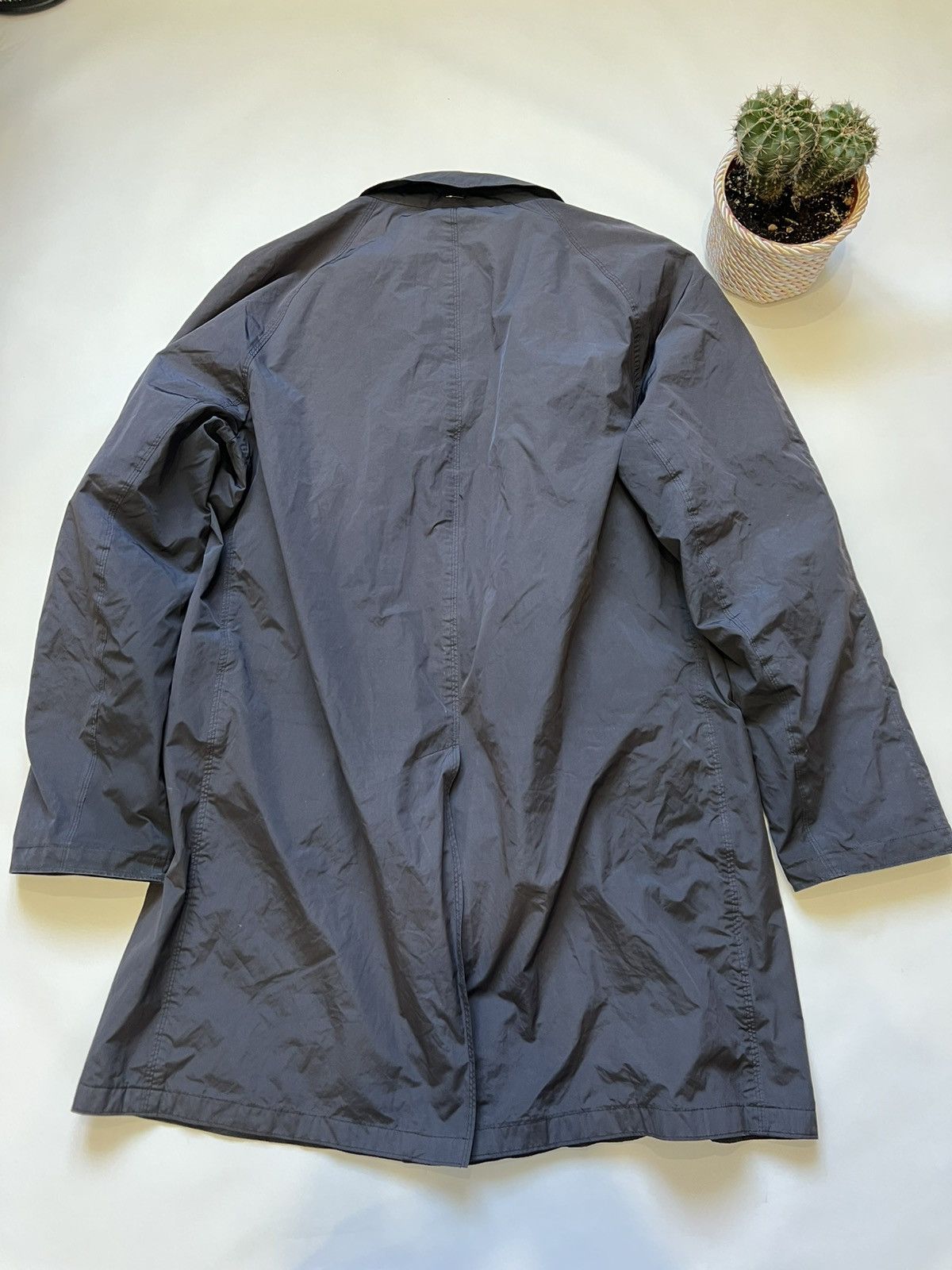 Herno Herno Light Blue Jacket Cloak Coat Nylon Size US M / EU 48-50 / 2 - 12 Thumbnail