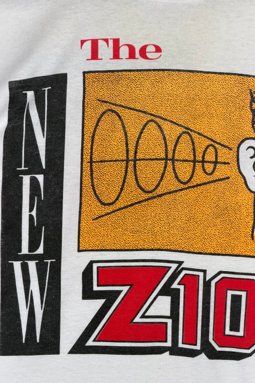Vintage 1989 Z100 “The New Sound” Double Sided Promo Tee Size US L / EU 52-54 / 3 - 6 Thumbnail