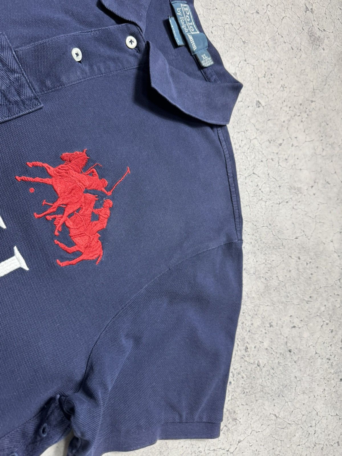 Polo Ralph Lauren Polo Ralph Lauren LXVII #3 Vintage 90s Big Pony Polo T-Shirt Size US XL / EU 56 / 4 - 6 Thumbnail