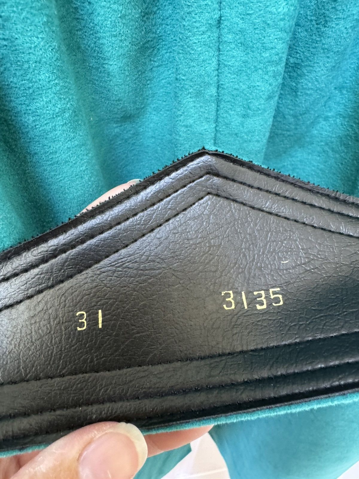 Vintage Around Town women’s M vintage 70s emerald green dress belt Size M / US 6-8 / IT 42-44 - 5 Thumbnail