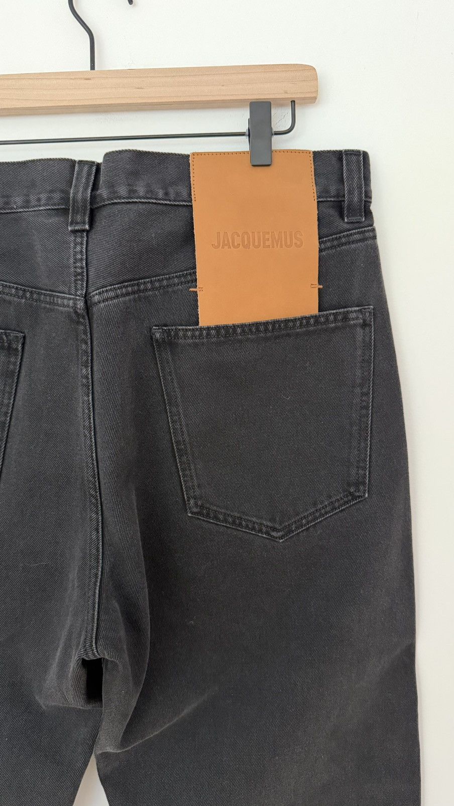 Jacquemus Jacquemus - “Les Sculptures” Faded Loose Fit Black Jeans Size US 34 / EU 50 - 9 Thumbnail